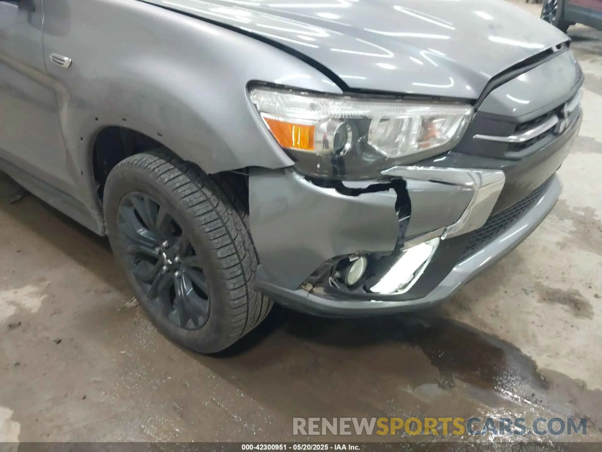 6 fotografías del automóvil dañado JA4AR3AU3KU028605 MITSUBISHI OUTLANDER SPORT 2019