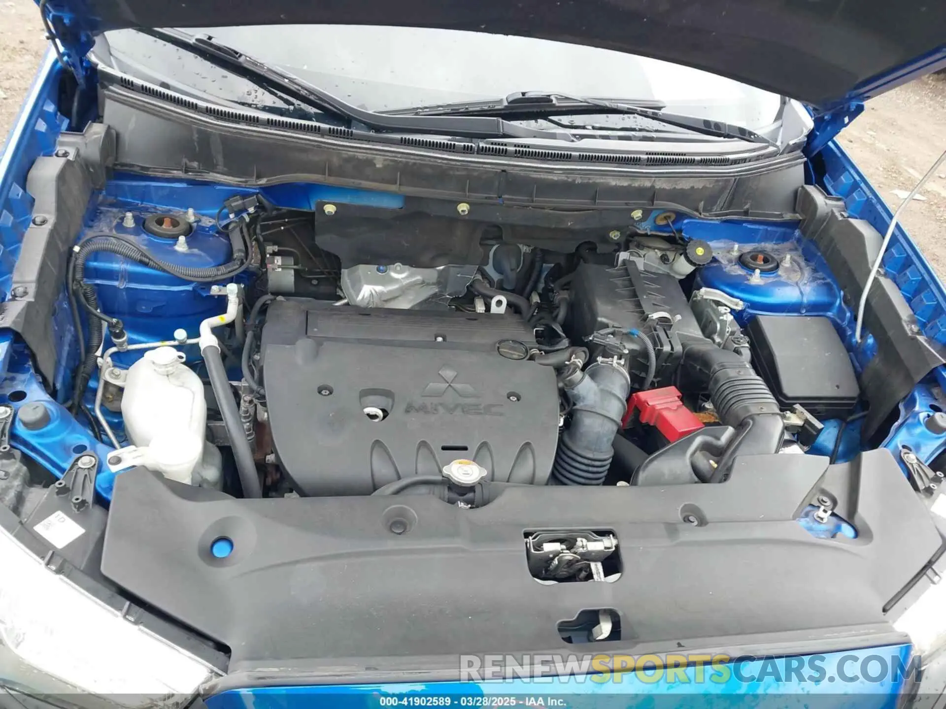 10 fotografías del automóvil dañado JA4AR3AU4KU036065 MITSUBISHI OUTLANDER SPORT 2019