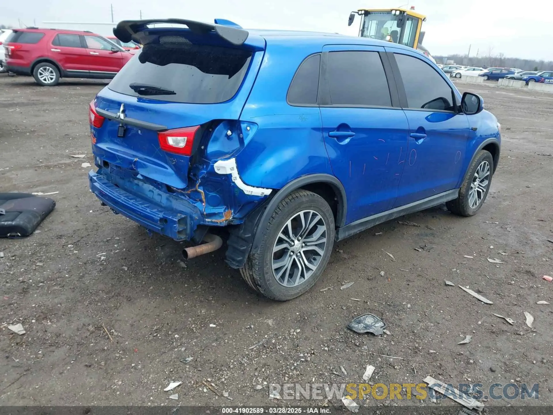 4 fotografías del automóvil dañado JA4AR3AU4KU036065 MITSUBISHI OUTLANDER SPORT 2019