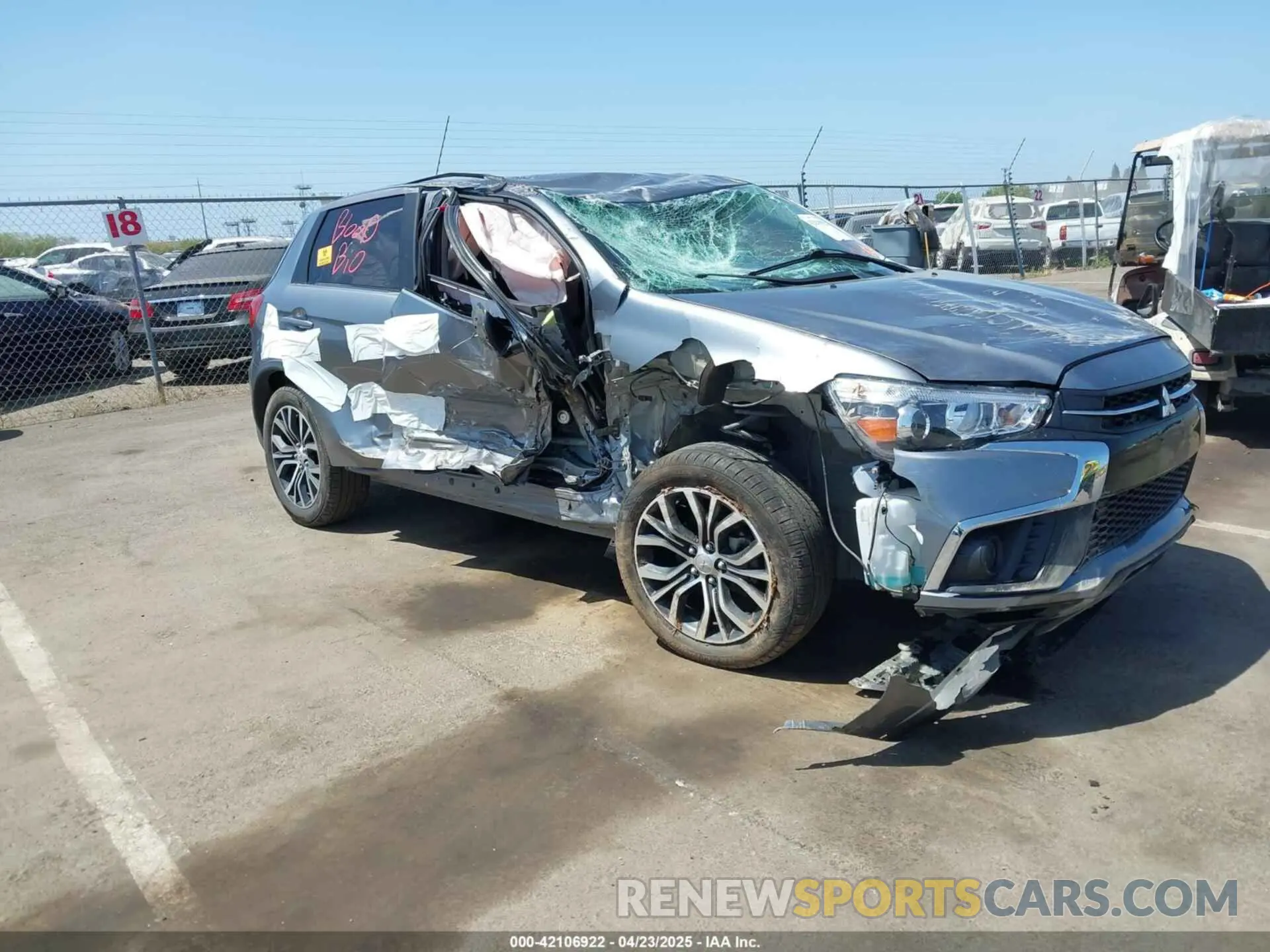 1 fotografías del automóvil dañado JA4AR3AU5KU028816 MITSUBISHI OUTLANDER SPORT 2019