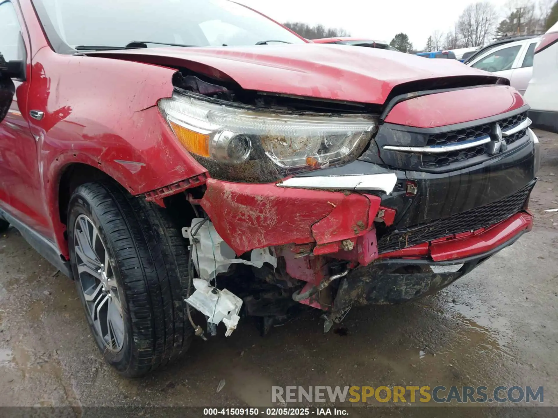 12 fotografías del automóvil dañado JA4AR3AU5KU030436 MITSUBISHI OUTLANDER SPORT 2019