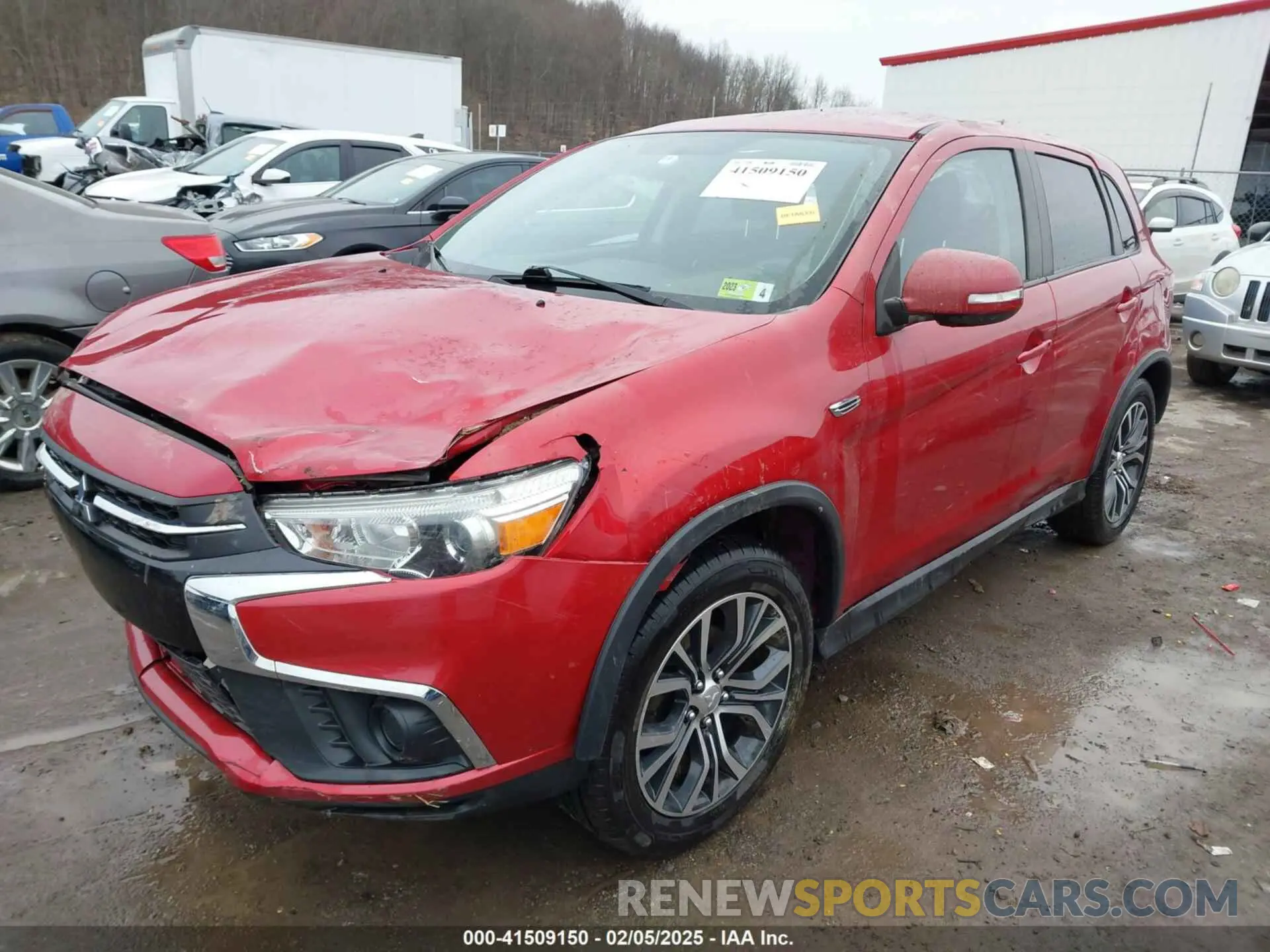 2 fotografías del automóvil dañado JA4AR3AU5KU030436 MITSUBISHI OUTLANDER SPORT 2019
