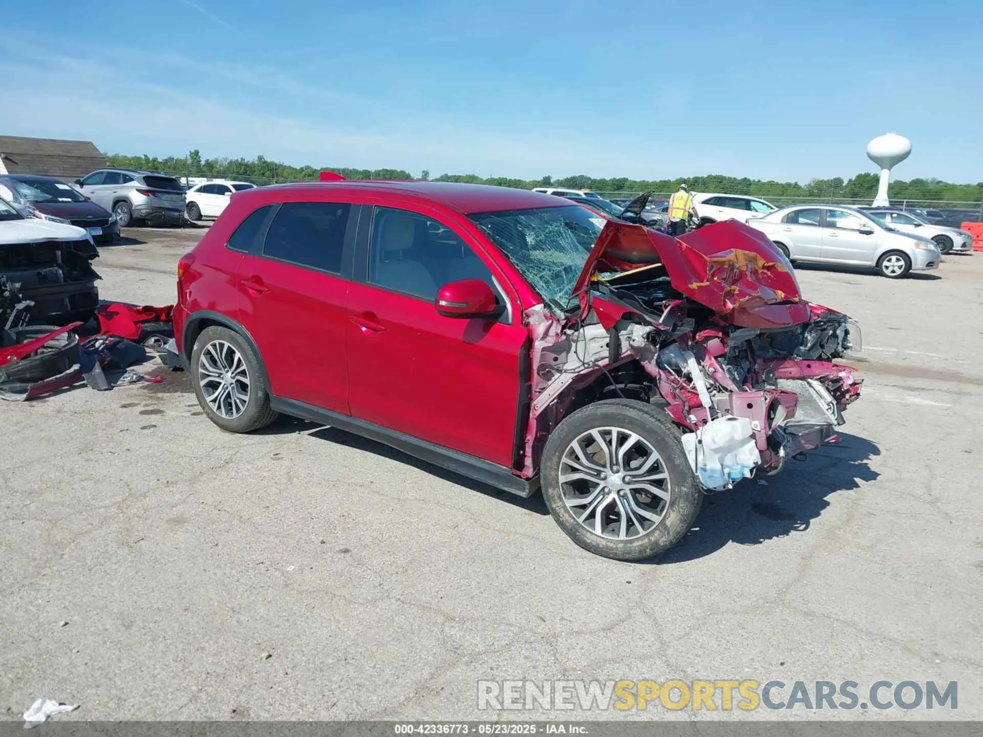 1 fotografías del automóvil dañado JA4AR3AU6KU007957 MITSUBISHI OUTLANDER SPORT 2019