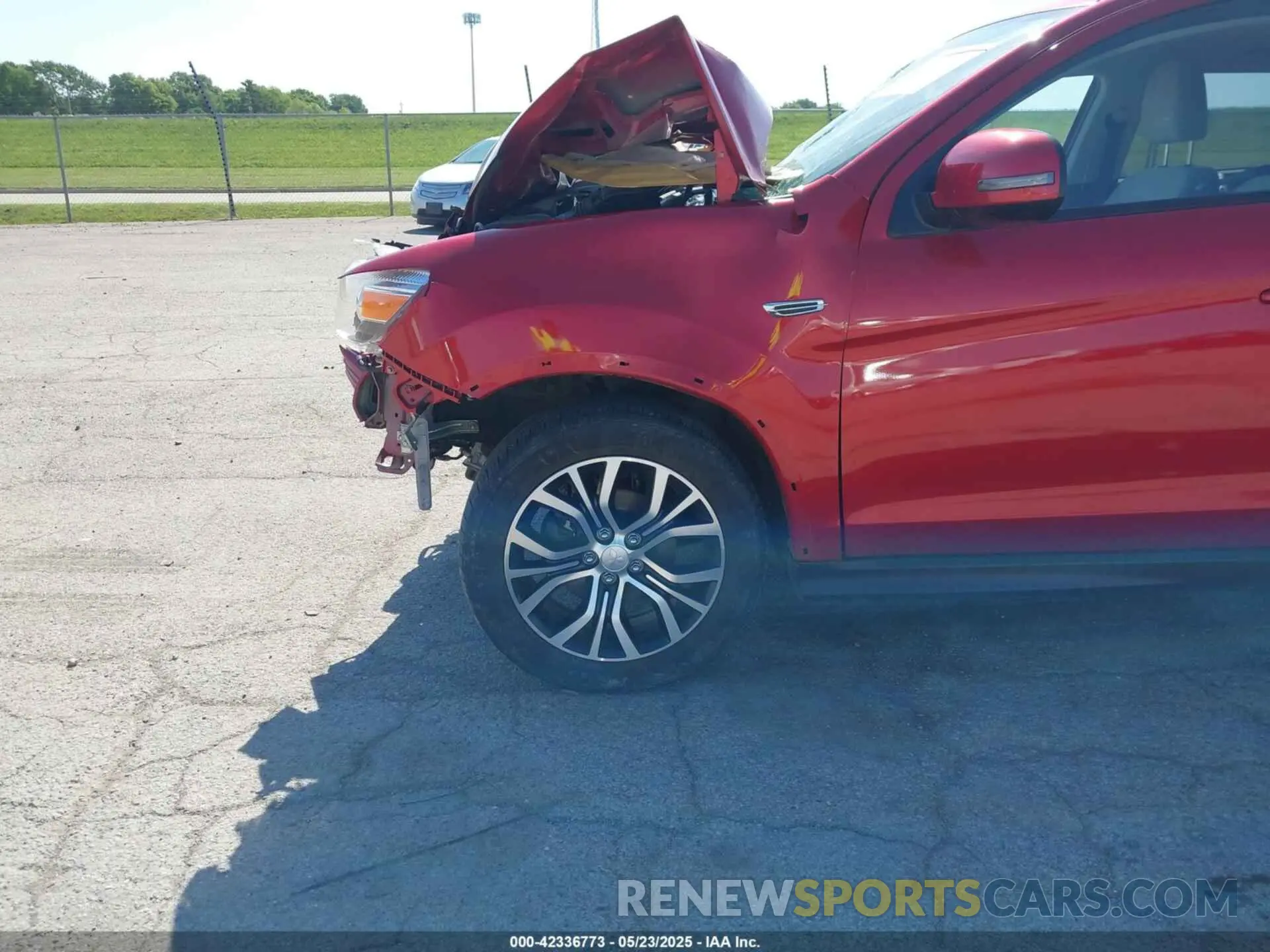 6 fotografías del automóvil dañado JA4AR3AU6KU007957 MITSUBISHI OUTLANDER SPORT 2019