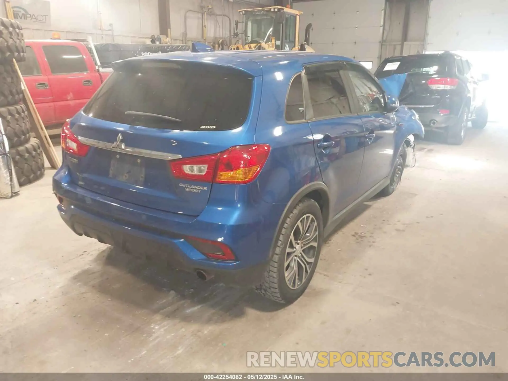 4 fotografías del automóvil dañado JA4AR3AU6KU033202 MITSUBISHI OUTLANDER SPORT 2019