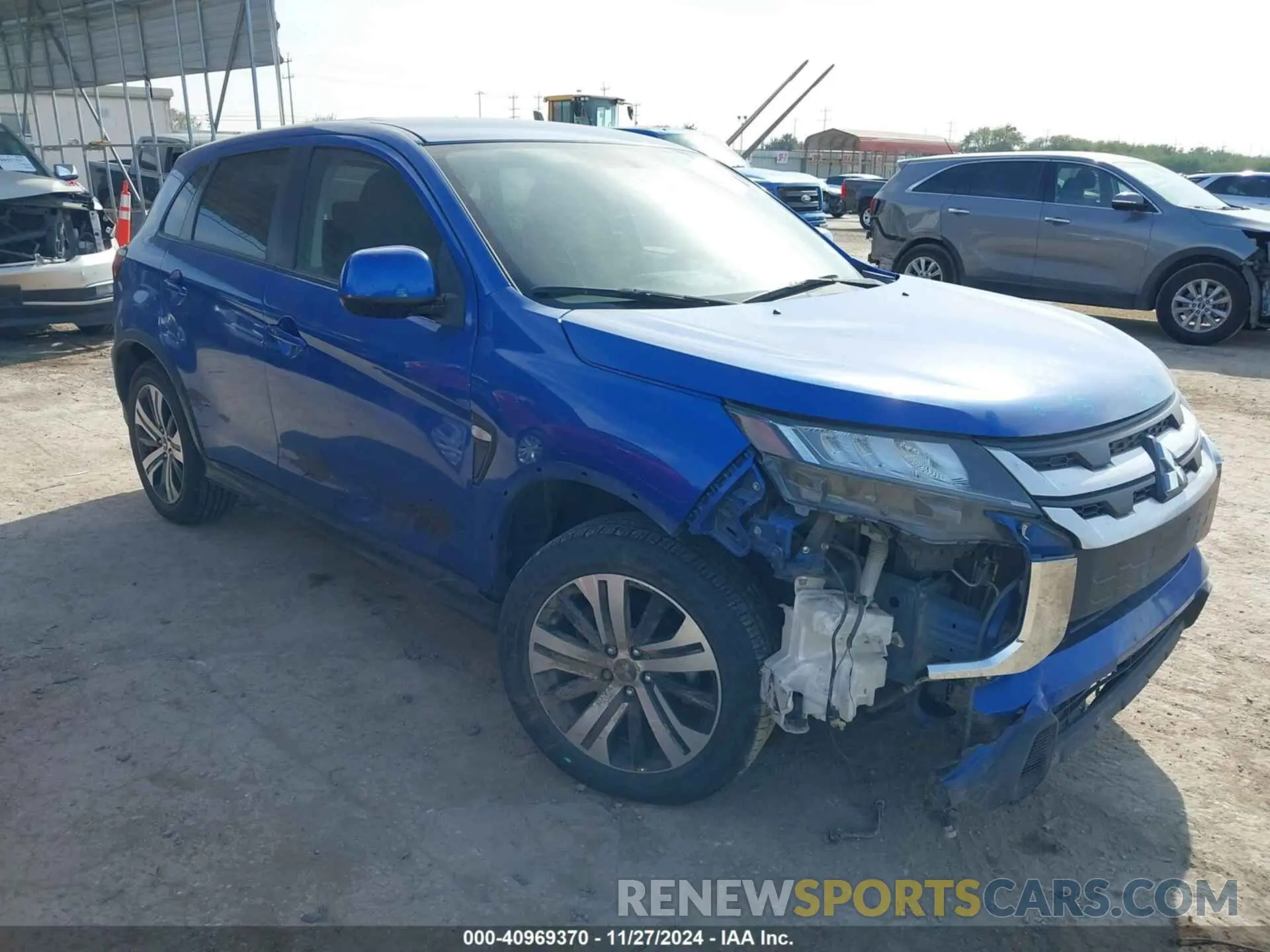 1 fotografías del automóvil dañado JA4AP3AU1LU011891 MITSUBISHI OUTLANDER SPORT 2020