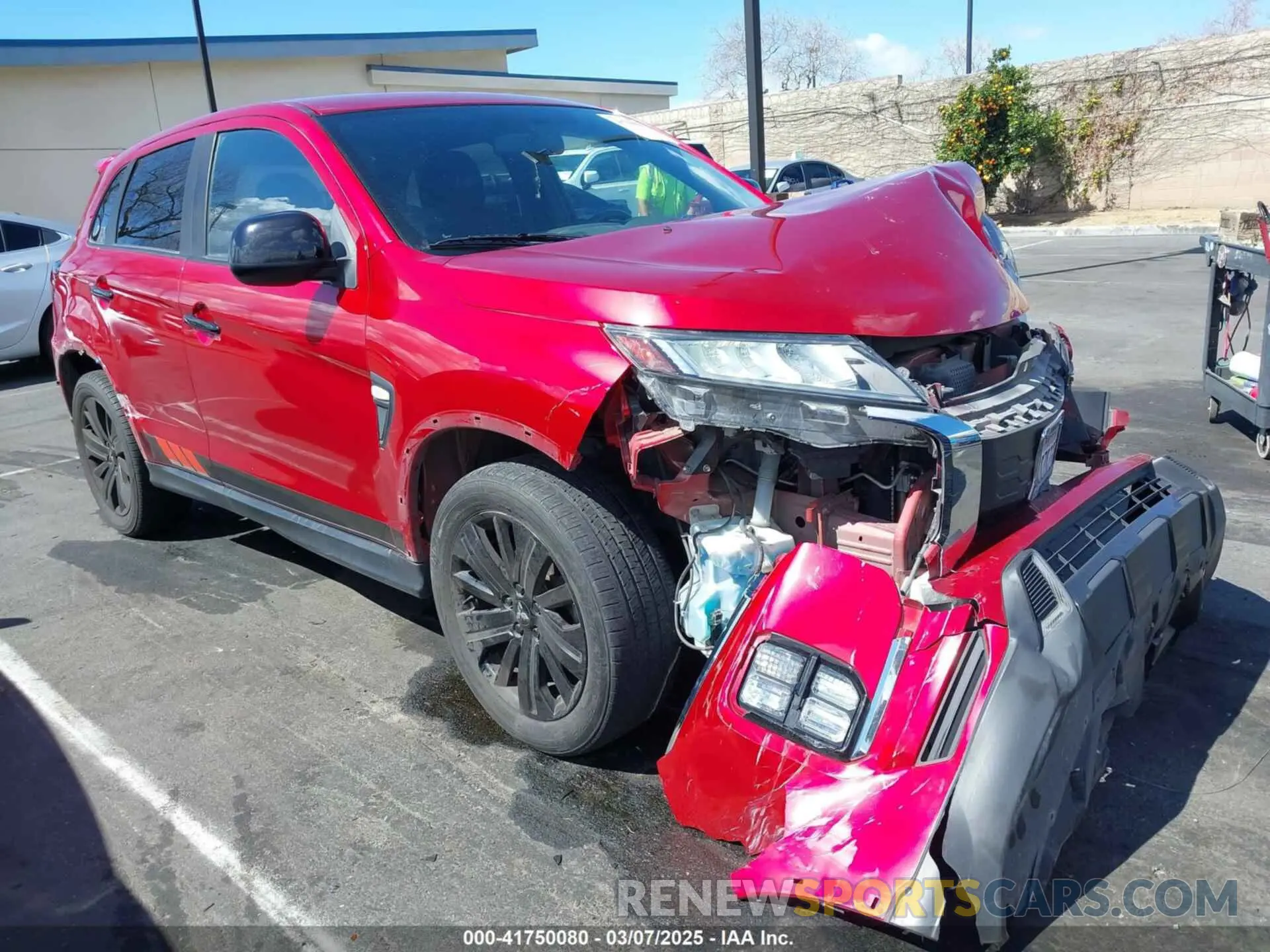 1 fotografías del automóvil dañado JA4AP3AU6LU025110 MITSUBISHI OUTLANDER SPORT 2020