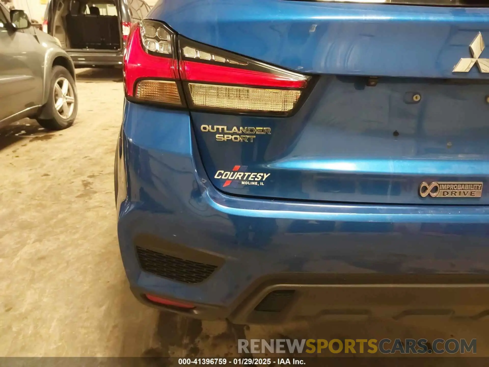 6 fotografías del automóvil dañado JA4AR3AU0LU029888 MITSUBISHI OUTLANDER SPORT 2020
