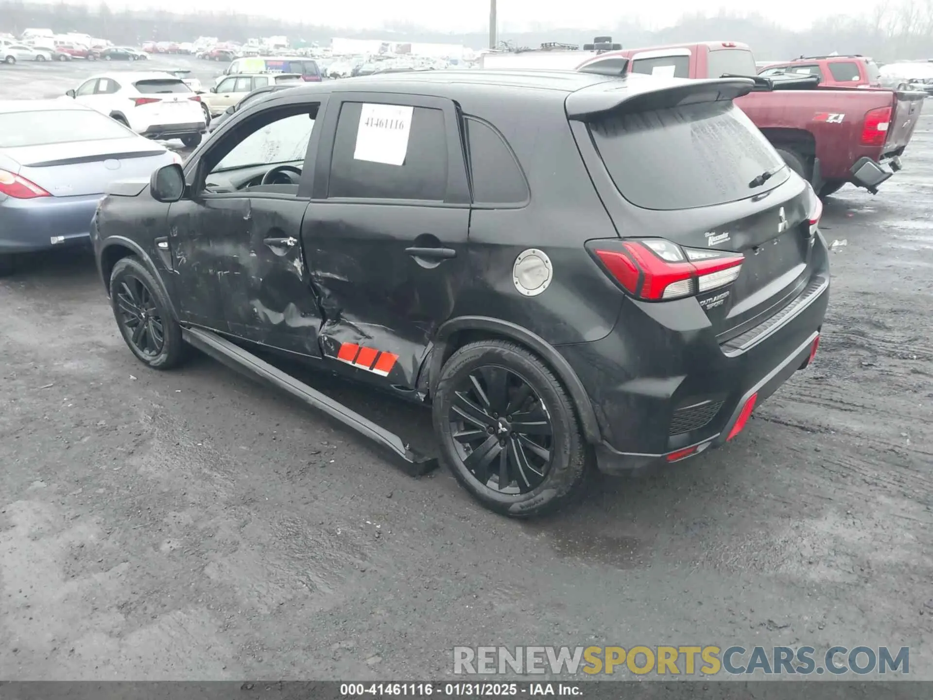 3 fotografías del automóvil dañado JA4AR3AU1LU019659 MITSUBISHI OUTLANDER SPORT 2020
