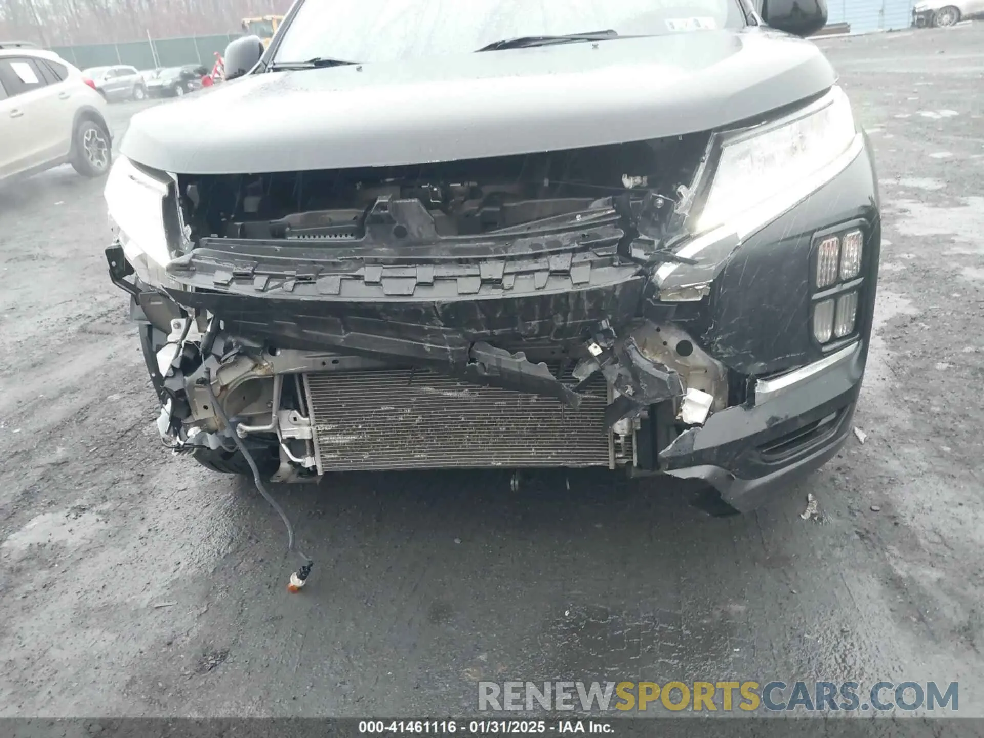 6 fotografías del automóvil dañado JA4AR3AU1LU019659 MITSUBISHI OUTLANDER SPORT 2020