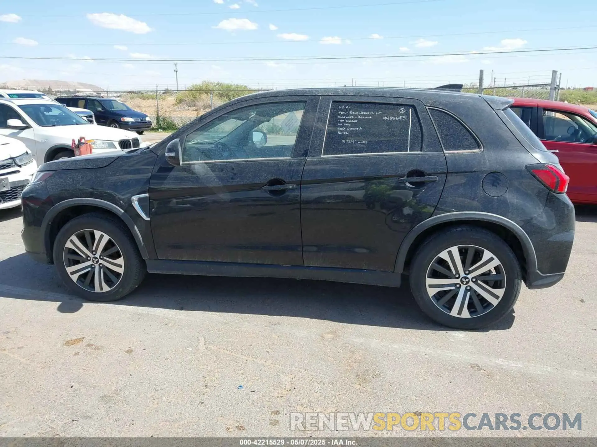 13 fotografías del automóvil dañado JA4AR3AU9LU021336 MITSUBISHI OUTLANDER SPORT 2020