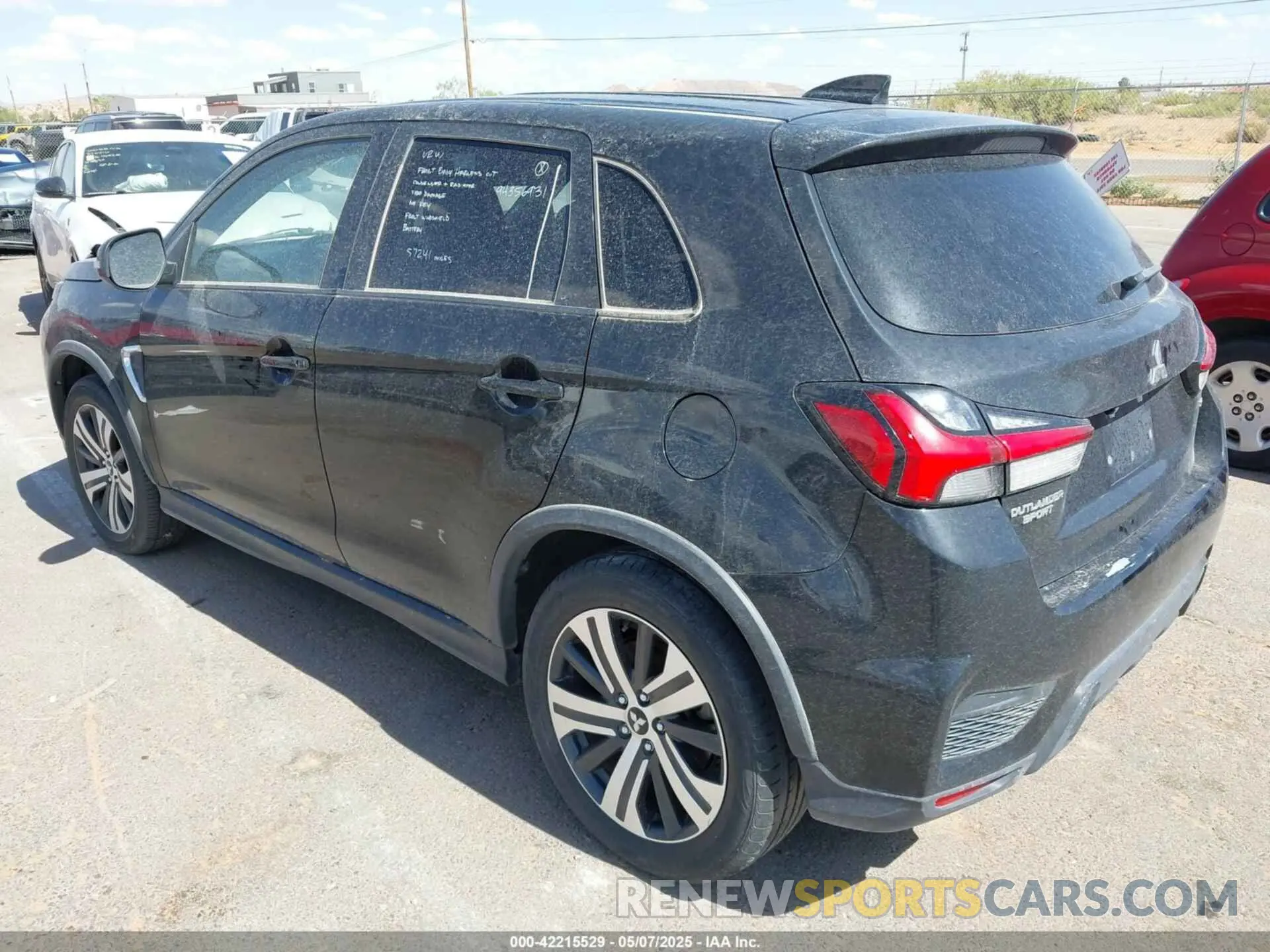 3 fotografías del automóvil dañado JA4AR3AU9LU021336 MITSUBISHI OUTLANDER SPORT 2020