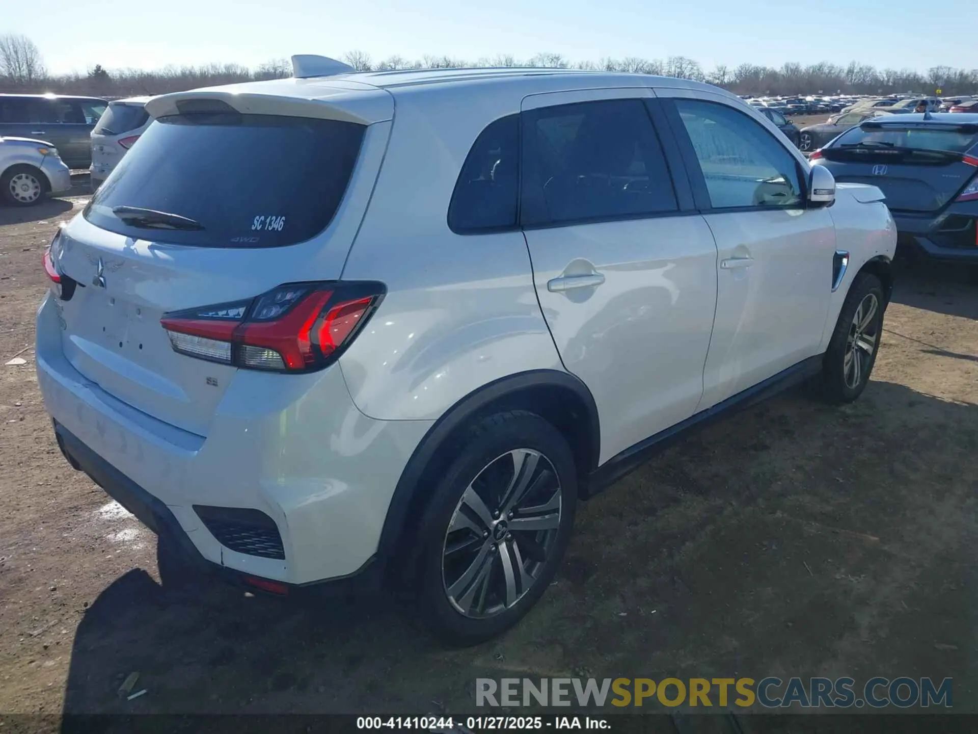 4 fotografías del automóvil dañado JA4AR3AUXLU020549 MITSUBISHI OUTLANDER SPORT 2020