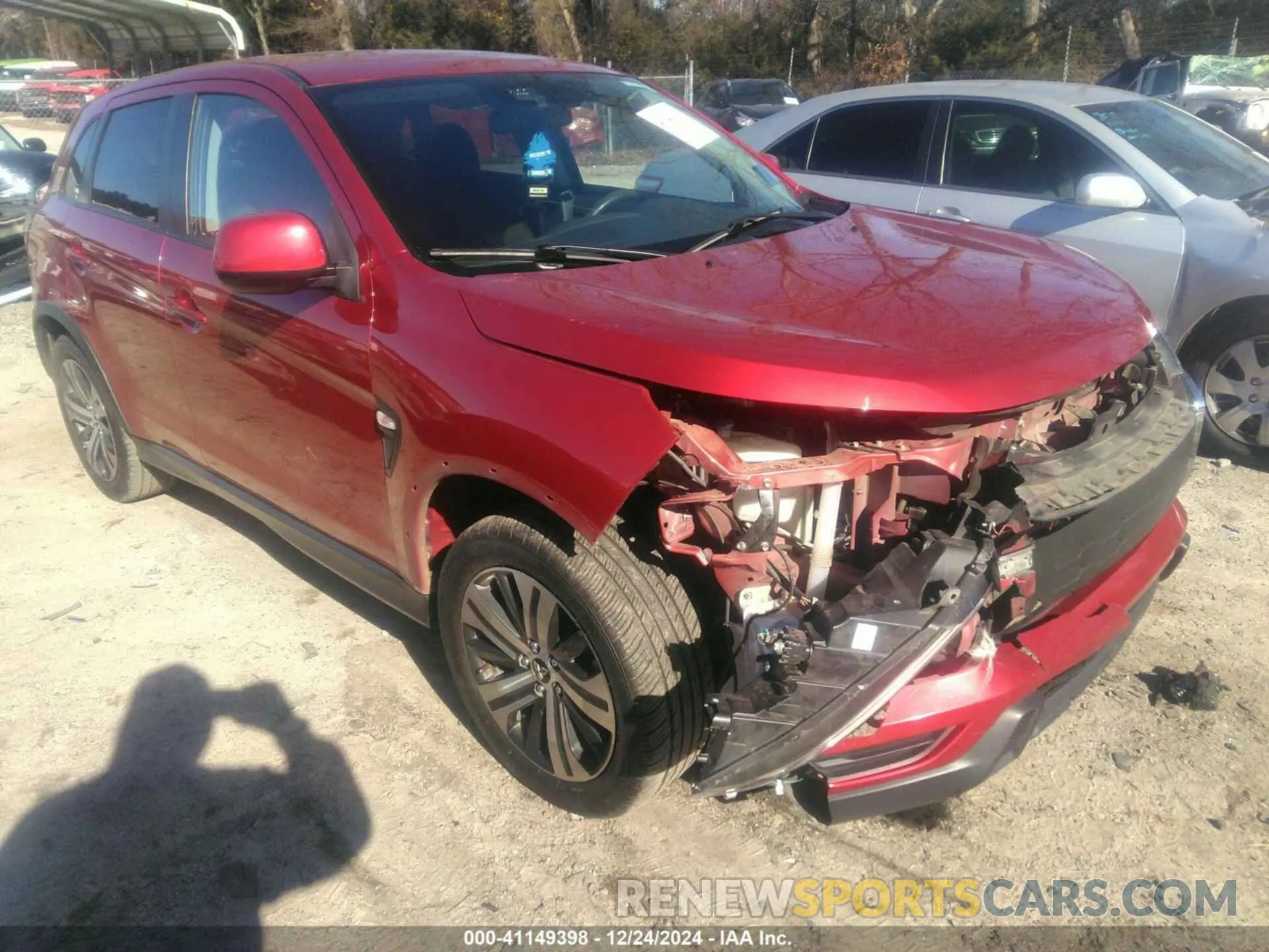 1 fotografías del automóvil dañado JA4APUAU1MU021795 MITSUBISHI OUTLANDER SPORT 2021