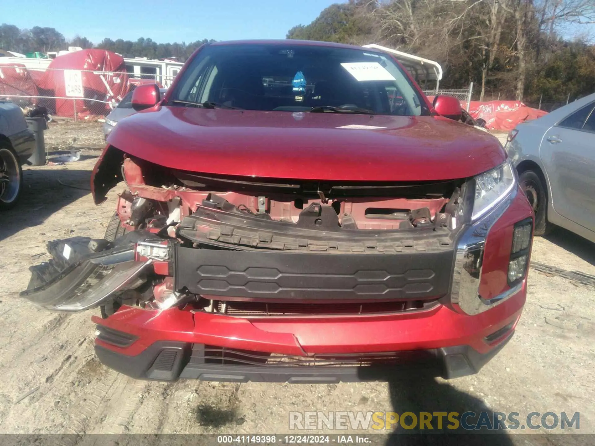 12 fotografías del automóvil dañado JA4APUAU1MU021795 MITSUBISHI OUTLANDER SPORT 2021
