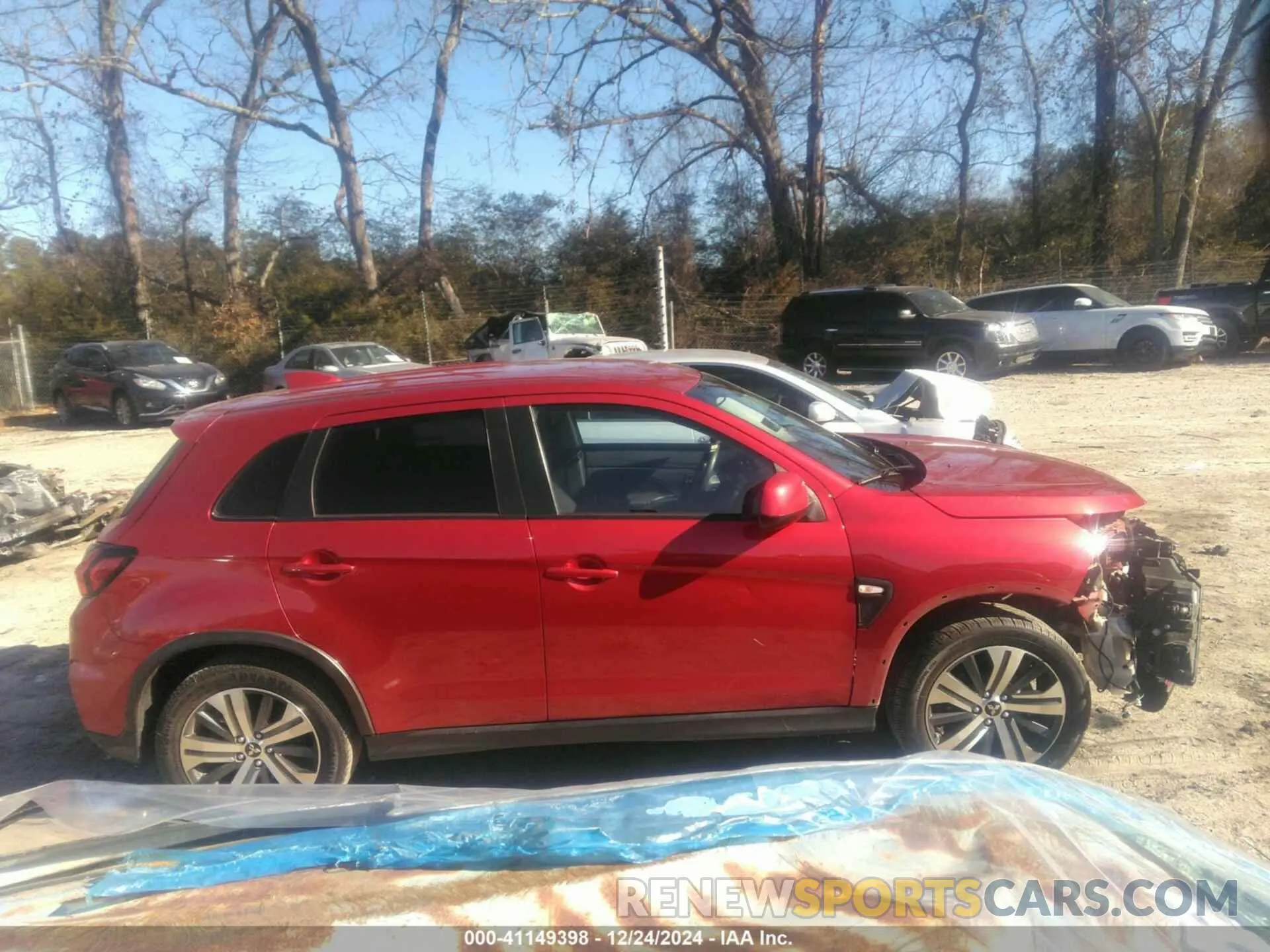 13 fotografías del automóvil dañado JA4APUAU1MU021795 MITSUBISHI OUTLANDER SPORT 2021