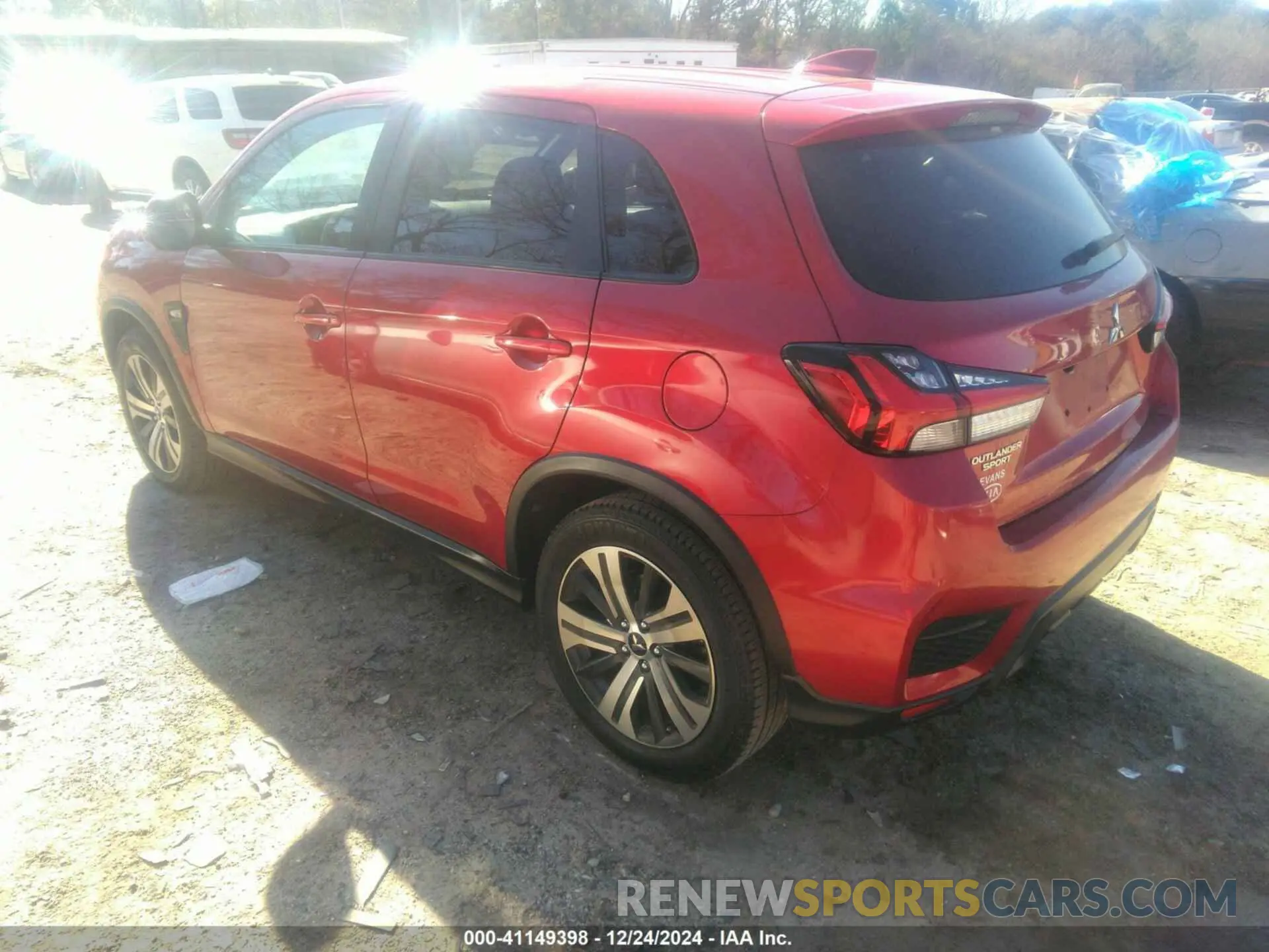 3 fotografías del automóvil dañado JA4APUAU1MU021795 MITSUBISHI OUTLANDER SPORT 2021