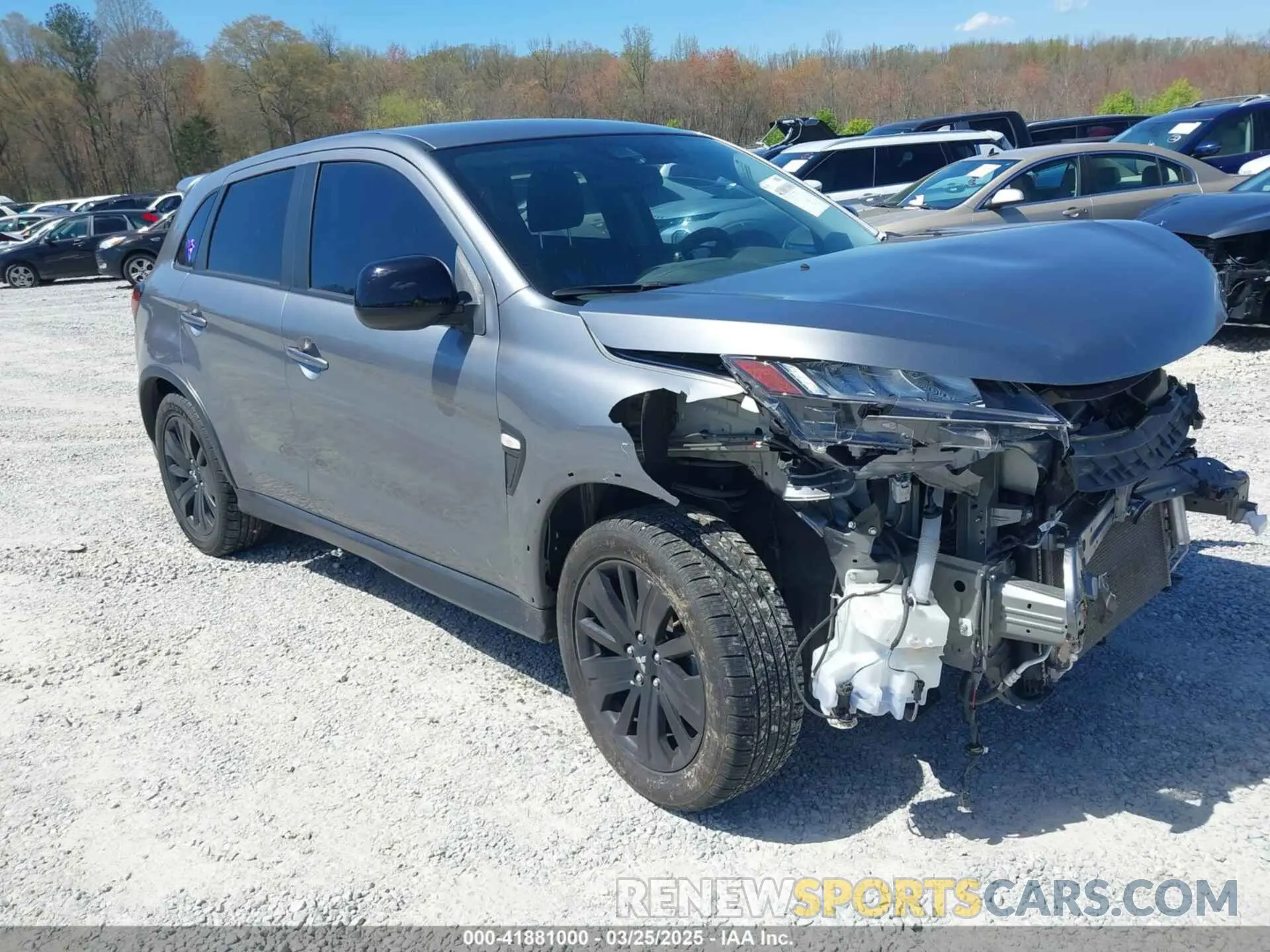 1 fotografías del automóvil dañado JA4APUAU6MU021145 MITSUBISHI OUTLANDER SPORT 2021