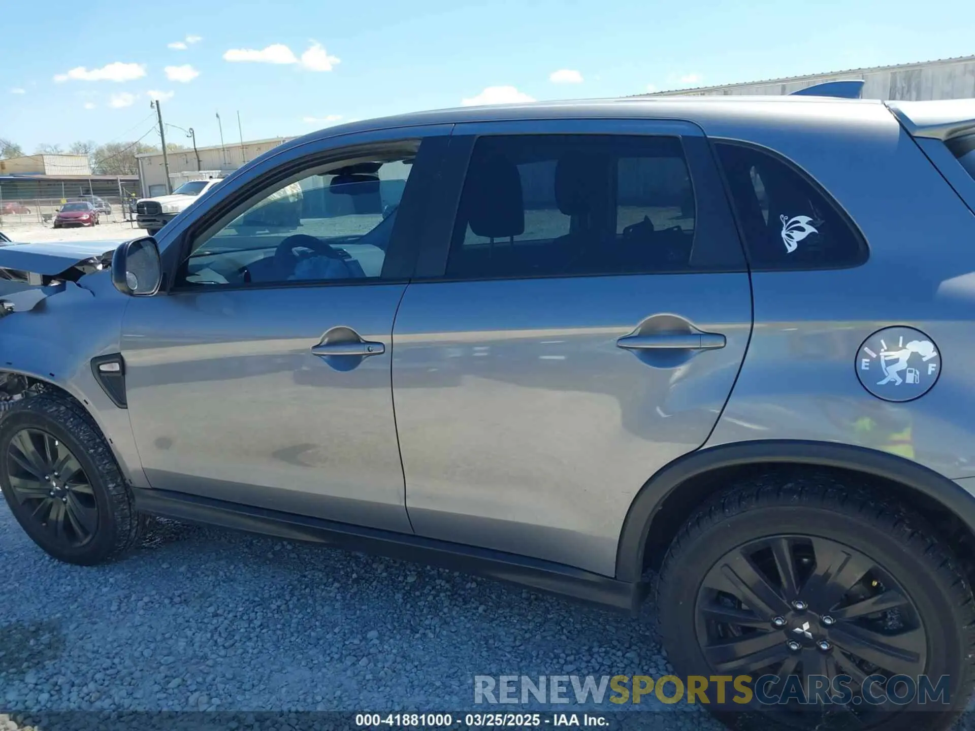 14 fotografías del automóvil dañado JA4APUAU6MU021145 MITSUBISHI OUTLANDER SPORT 2021