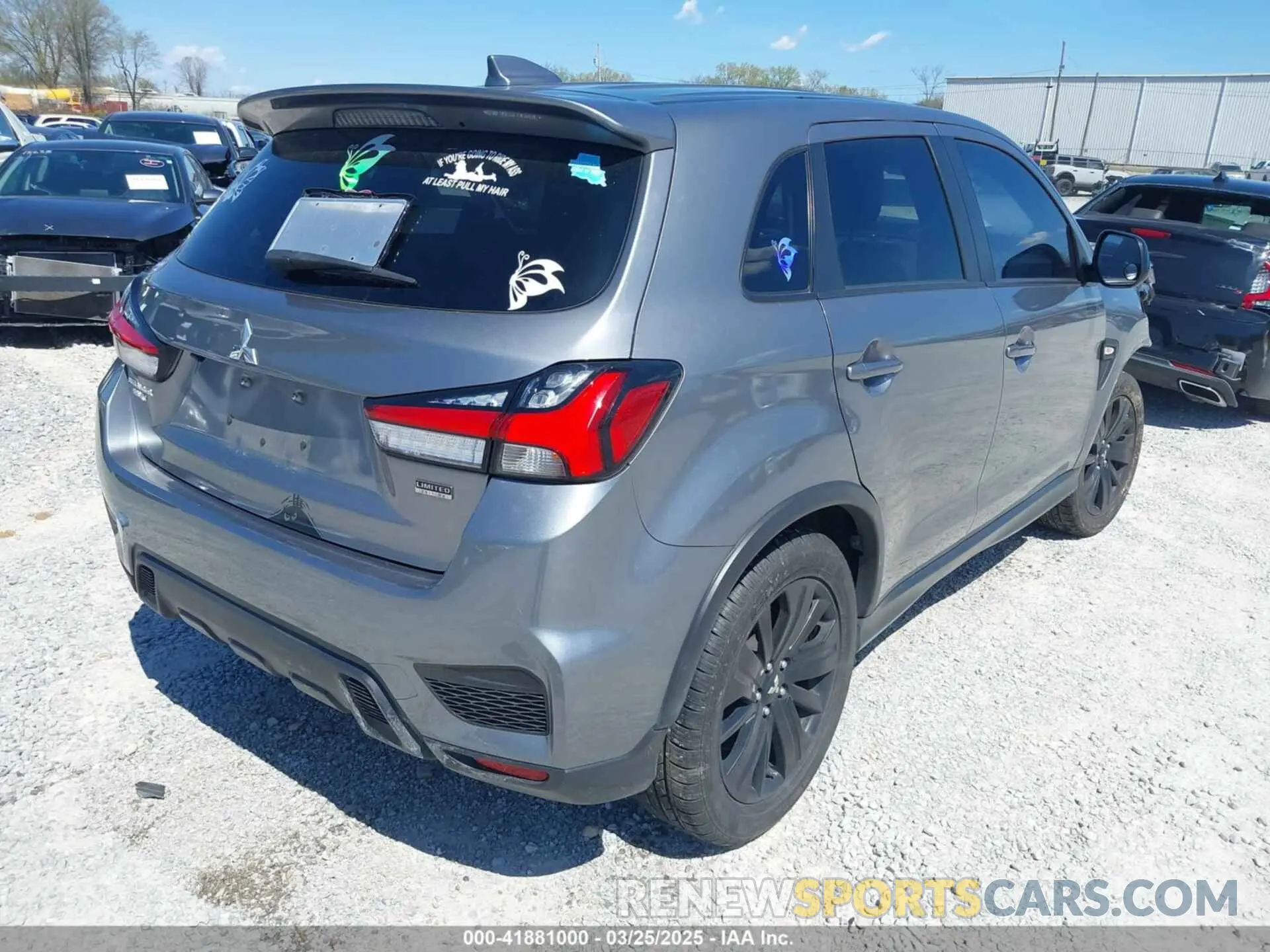 4 fotografías del automóvil dañado JA4APUAU6MU021145 MITSUBISHI OUTLANDER SPORT 2021