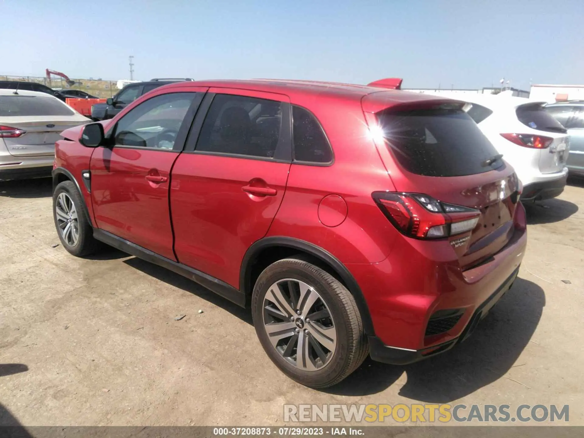 3 fotografías del automóvil dañado JA4APUAU9MU015078 MITSUBISHI OUTLANDER SPORT 2021