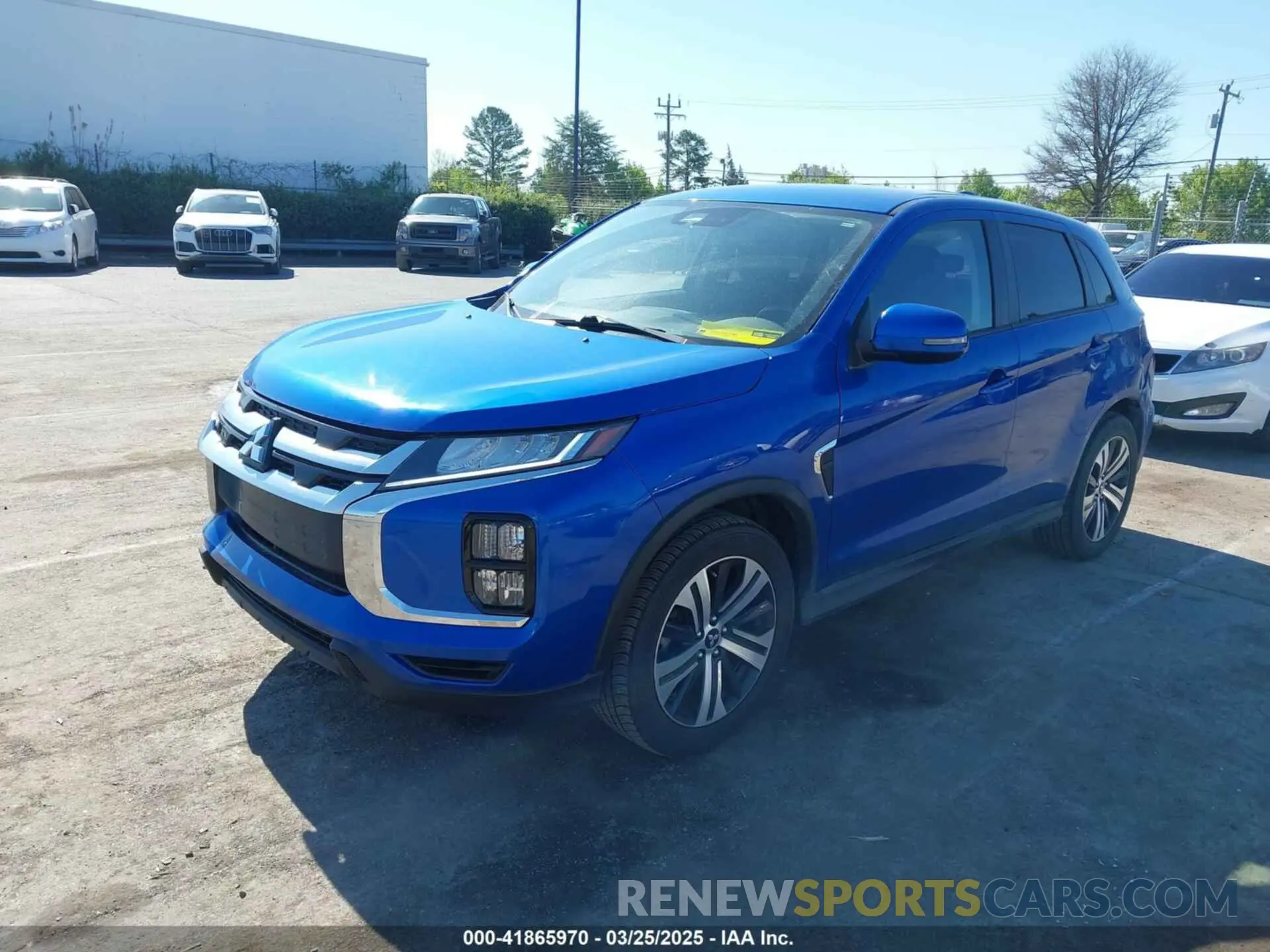 2 fotografías del automóvil dañado JA4APVAU4MU009808 MITSUBISHI OUTLANDER SPORT 2021