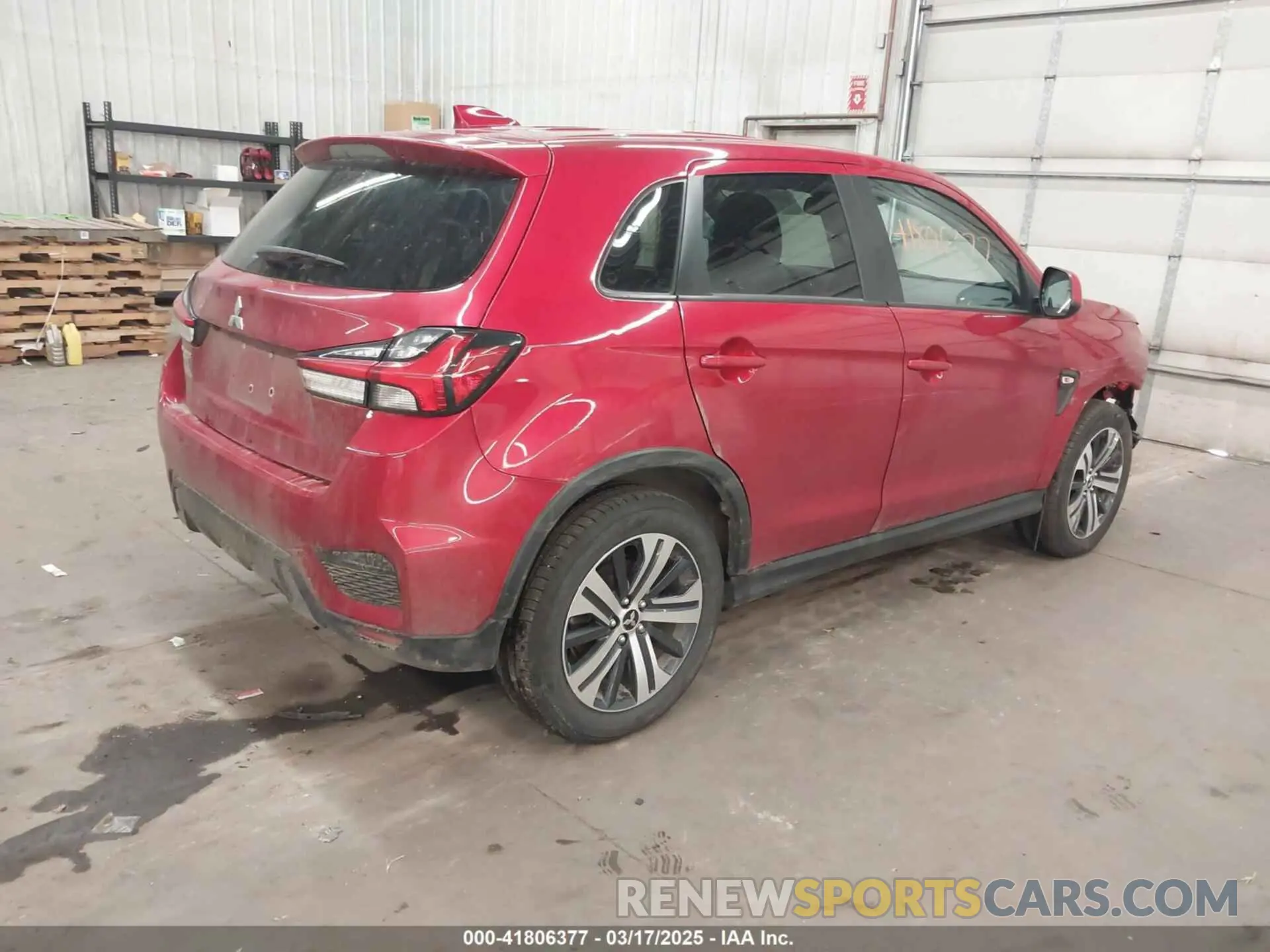 4 fotografías del automóvil dañado JA4ARUAU0MU003394 MITSUBISHI OUTLANDER SPORT 2021
