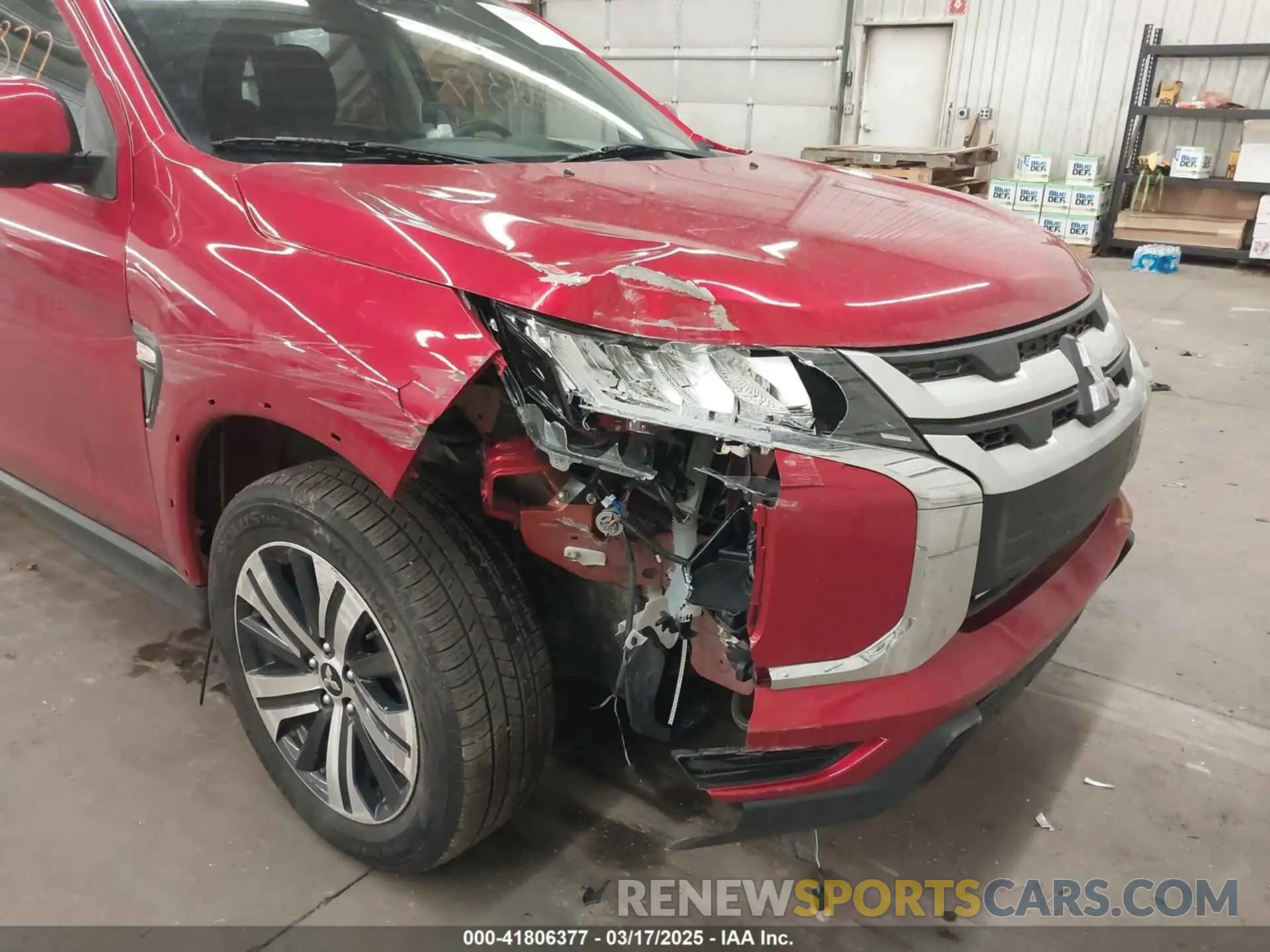 6 fotografías del automóvil dañado JA4ARUAU0MU003394 MITSUBISHI OUTLANDER SPORT 2021