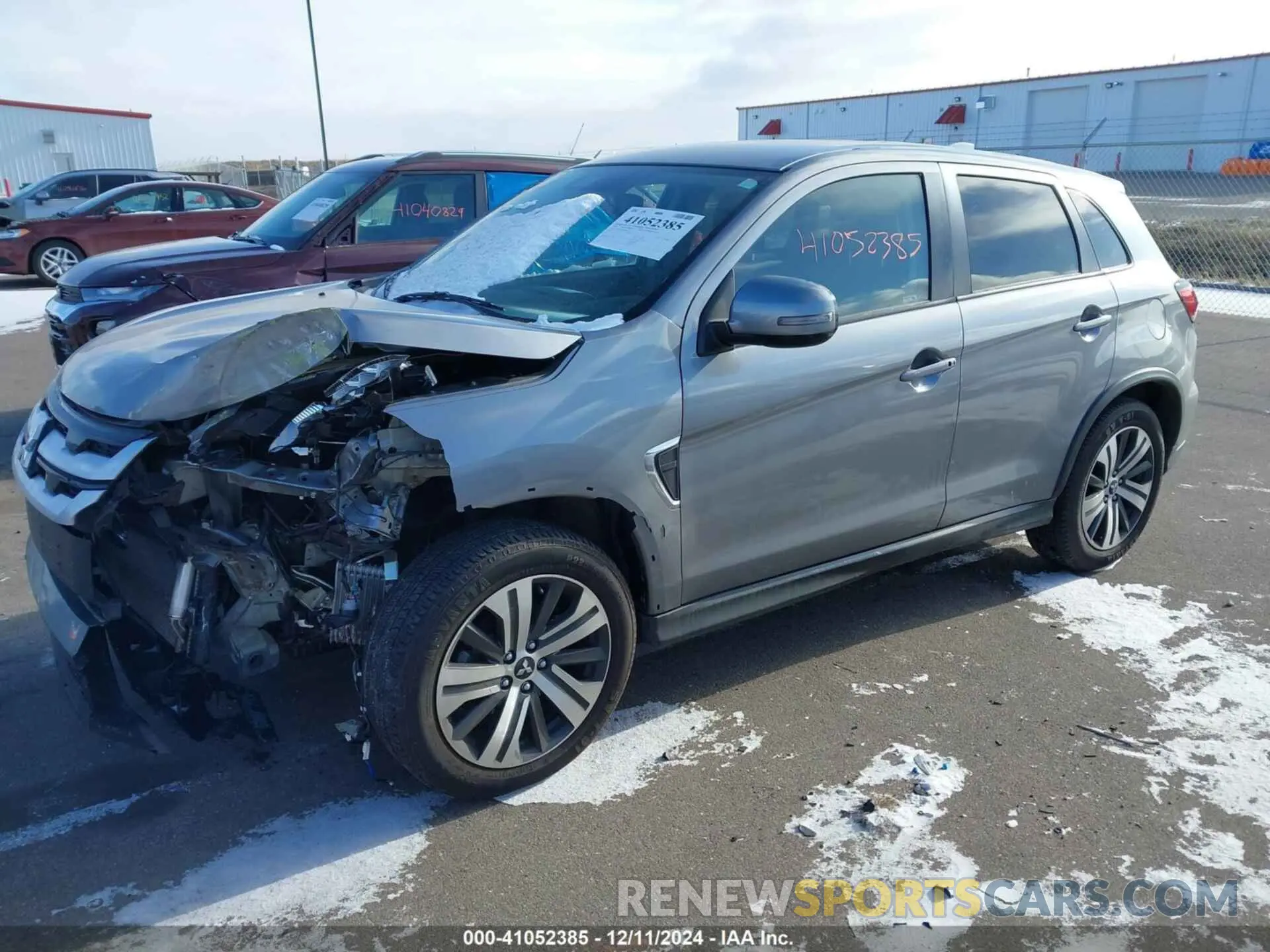 2 fotografías del automóvil dañado JA4ARUAU1MU029339 MITSUBISHI OUTLANDER SPORT 2021