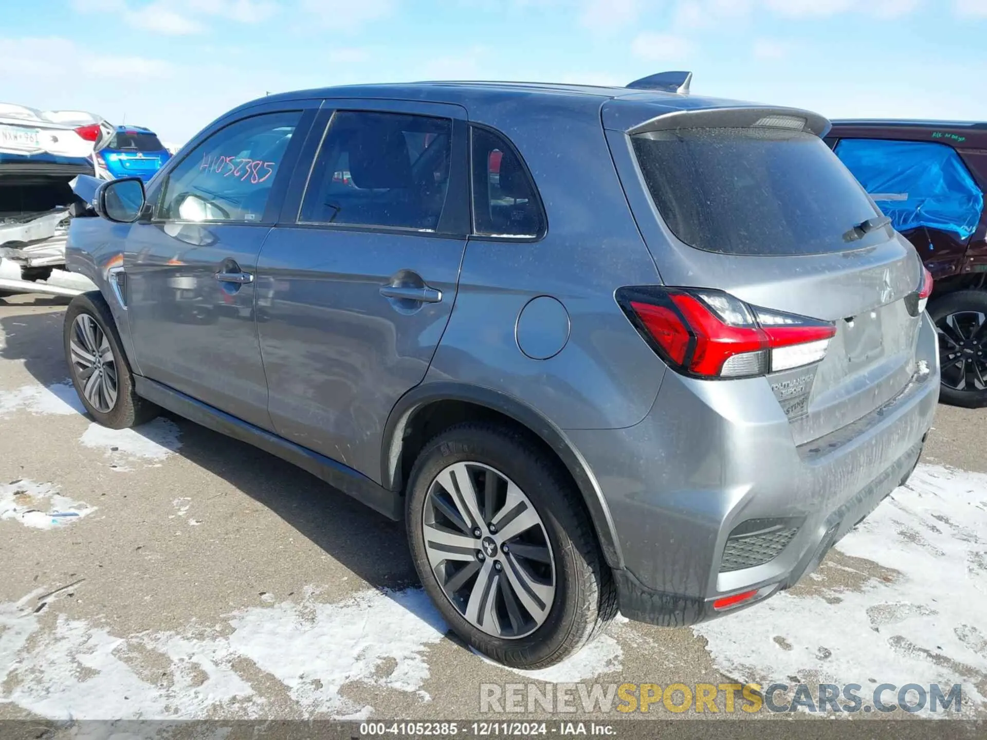 3 fotografías del automóvil dañado JA4ARUAU1MU029339 MITSUBISHI OUTLANDER SPORT 2021