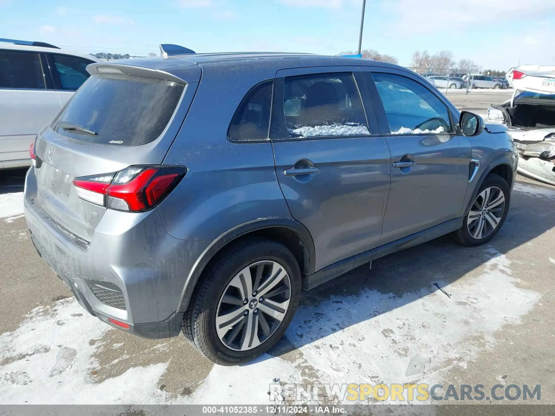 4 fotografías del automóvil dañado JA4ARUAU1MU029339 MITSUBISHI OUTLANDER SPORT 2021