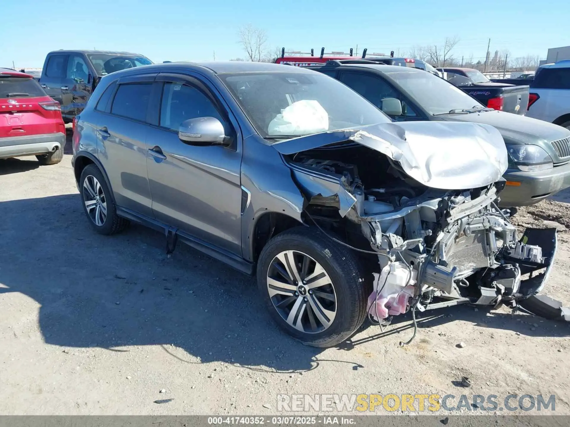 1 fotografías del automóvil dañado JA4ARUAU1MU032189 MITSUBISHI OUTLANDER SPORT 2021