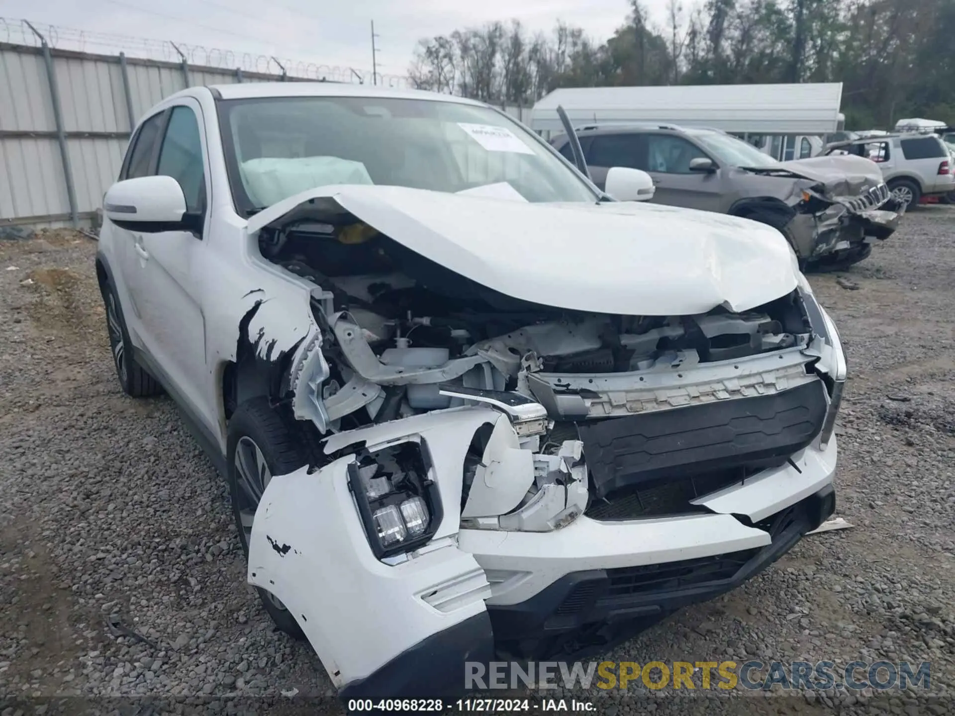 6 fotografías del automóvil dañado JA4ARUAU5MU019400 MITSUBISHI OUTLANDER SPORT 2021