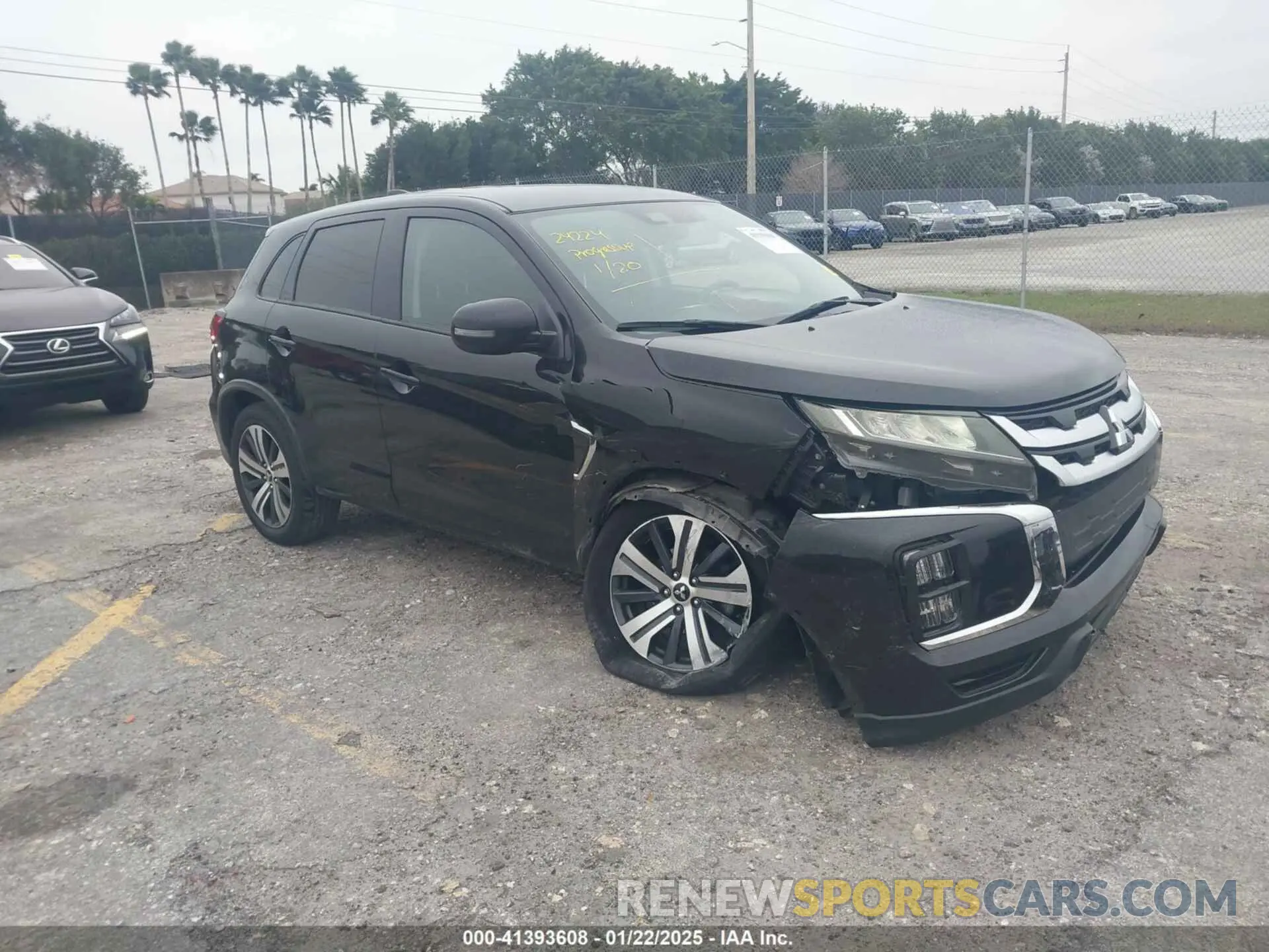 1 fotografías del automóvil dañado JA4ARUAU8MU029791 MITSUBISHI OUTLANDER SPORT 2021