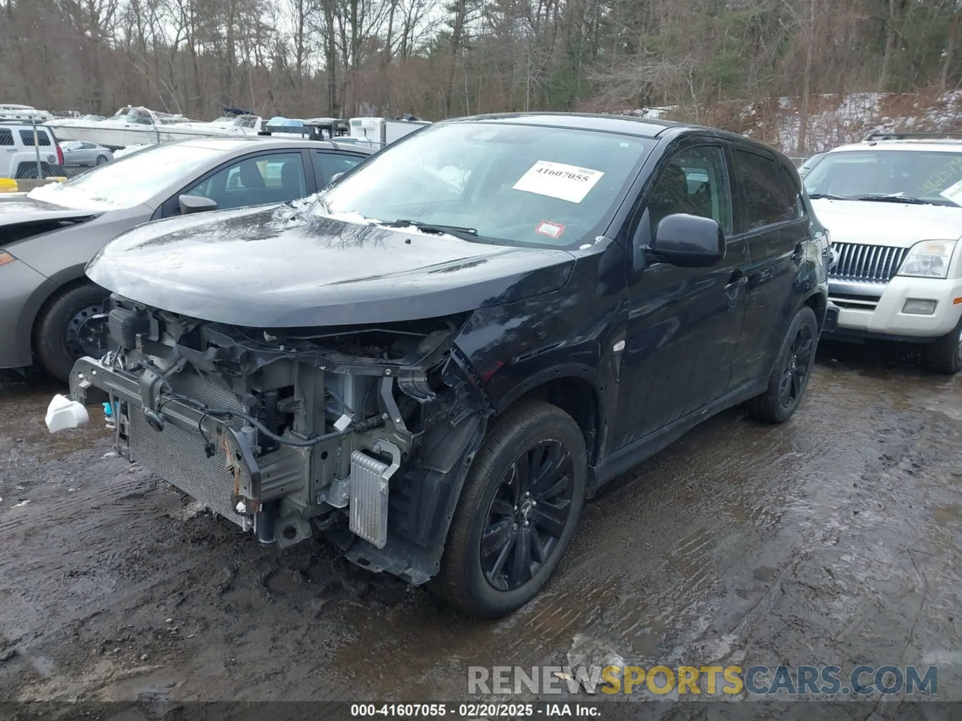 2 fotografías del automóvil dañado JA4ARUAU9MU003068 MITSUBISHI OUTLANDER SPORT 2021