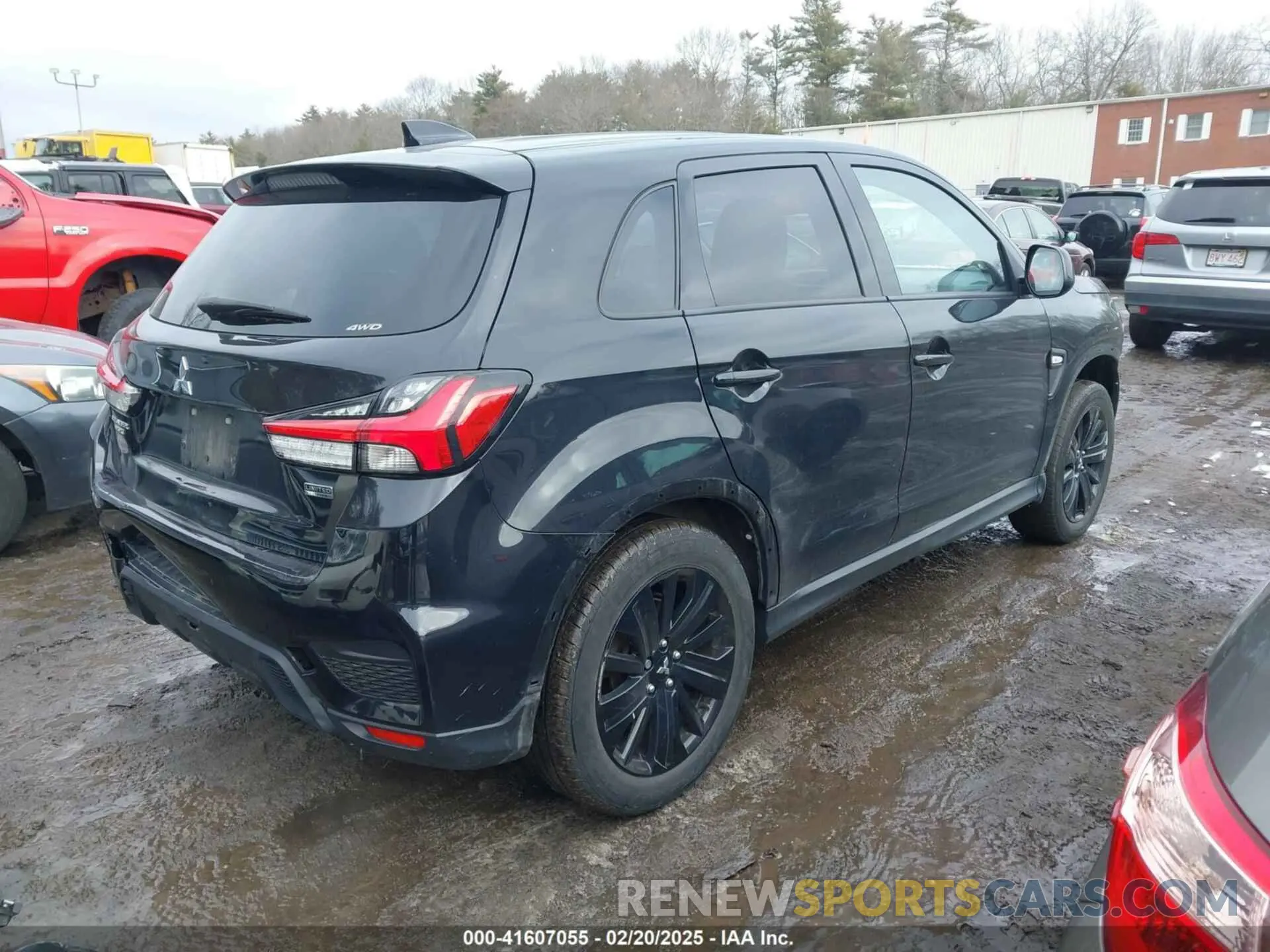 4 fotografías del automóvil dañado JA4ARUAU9MU003068 MITSUBISHI OUTLANDER SPORT 2021