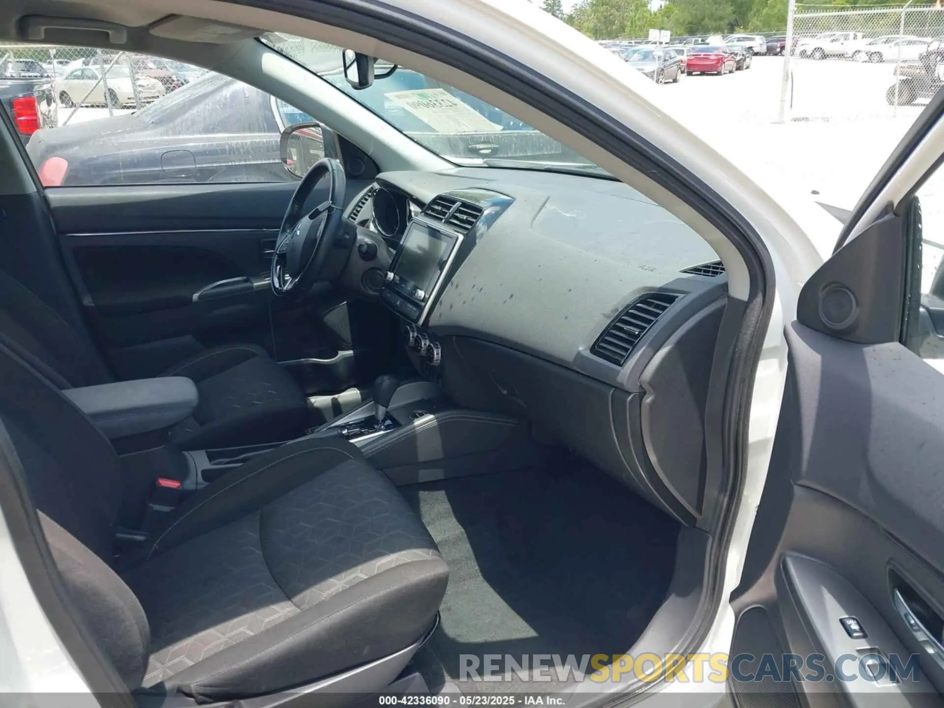5 fotografías del automóvil dañado JA4ARUAUXMU019523 MITSUBISHI OUTLANDER SPORT 2021