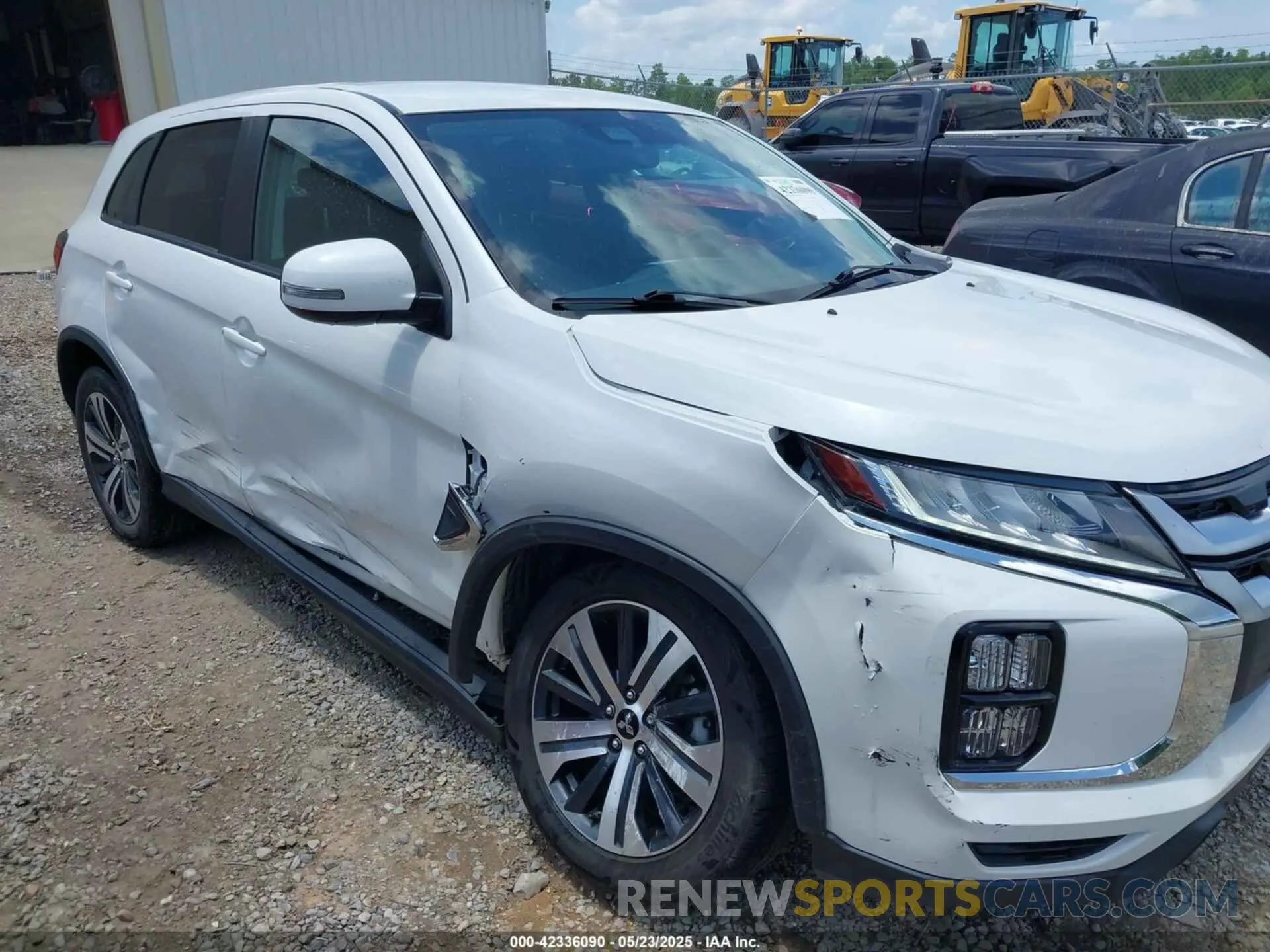 6 fotografías del automóvil dañado JA4ARUAUXMU019523 MITSUBISHI OUTLANDER SPORT 2021