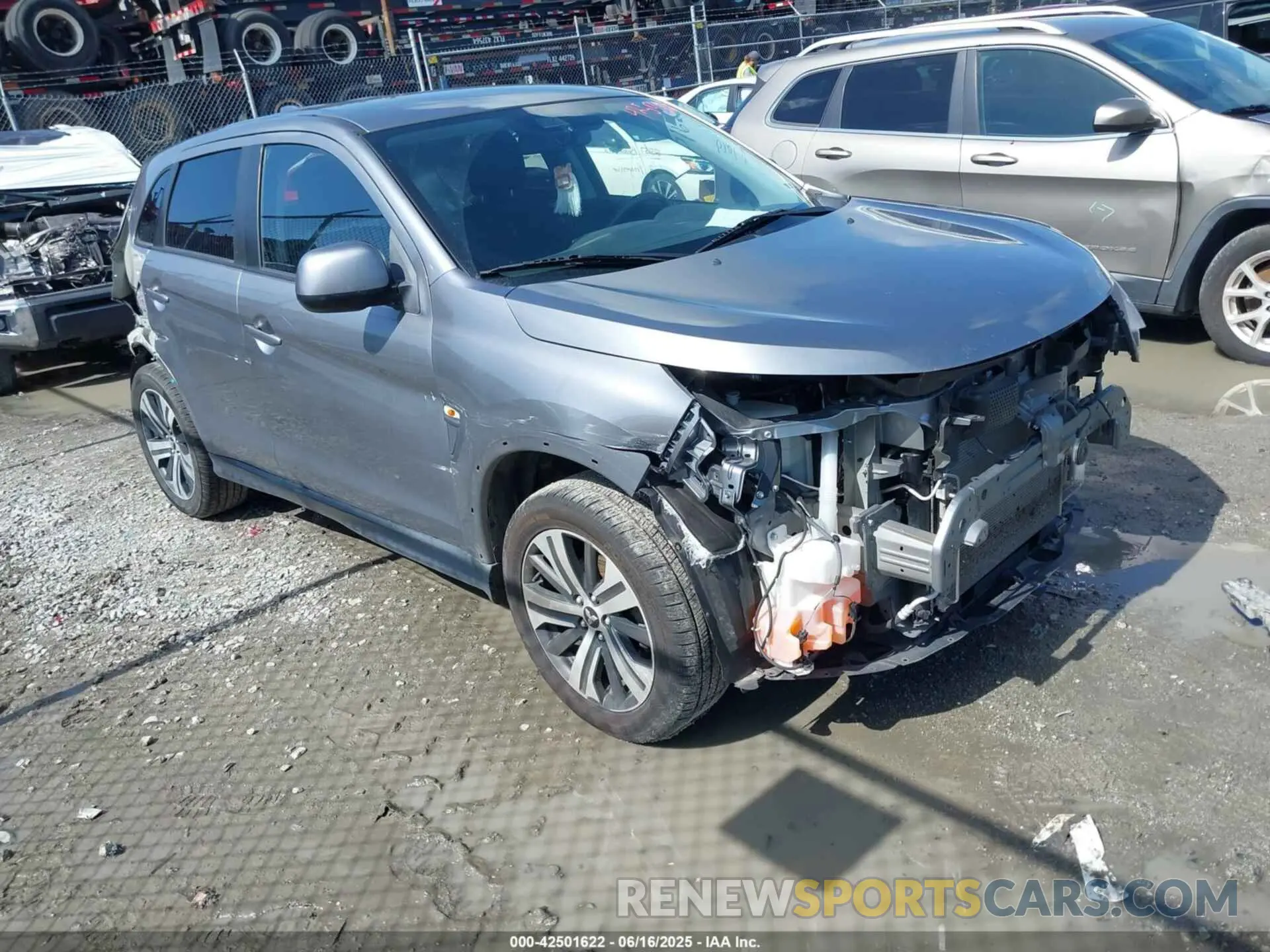 1 fotografías del automóvil dañado JA4APUAU4NU004393 MITSUBISHI OUTLANDER SPORT 2022