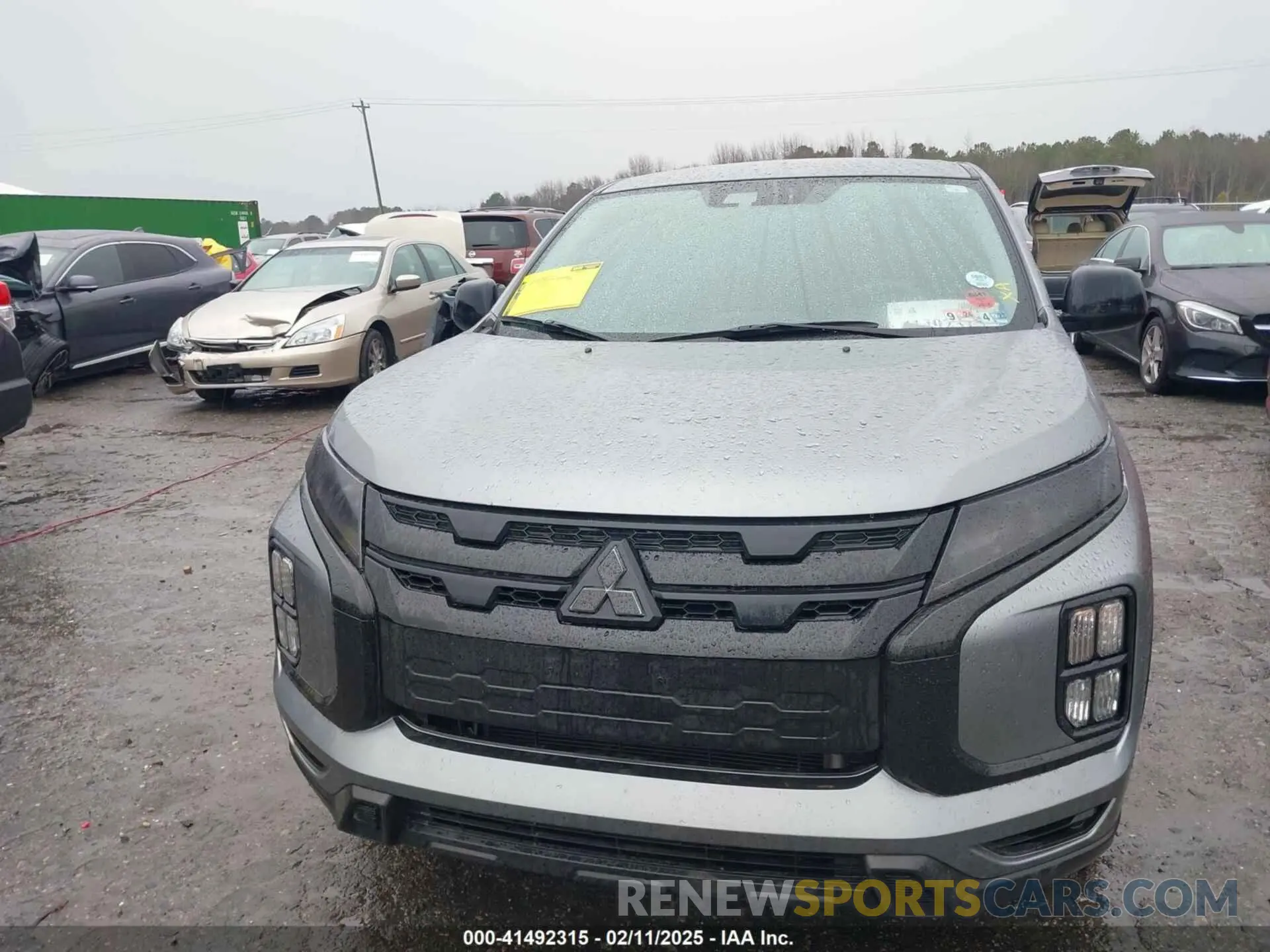 12 fotografías del automóvil dañado JA4APUAU6NU008946 MITSUBISHI OUTLANDER SPORT 2022