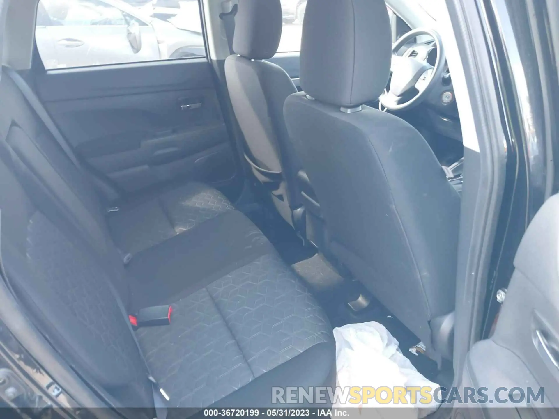 8 fotografías del automóvil dañado JA4APUAU8NU010195 MITSUBISHI OUTLANDER SPORT 2022