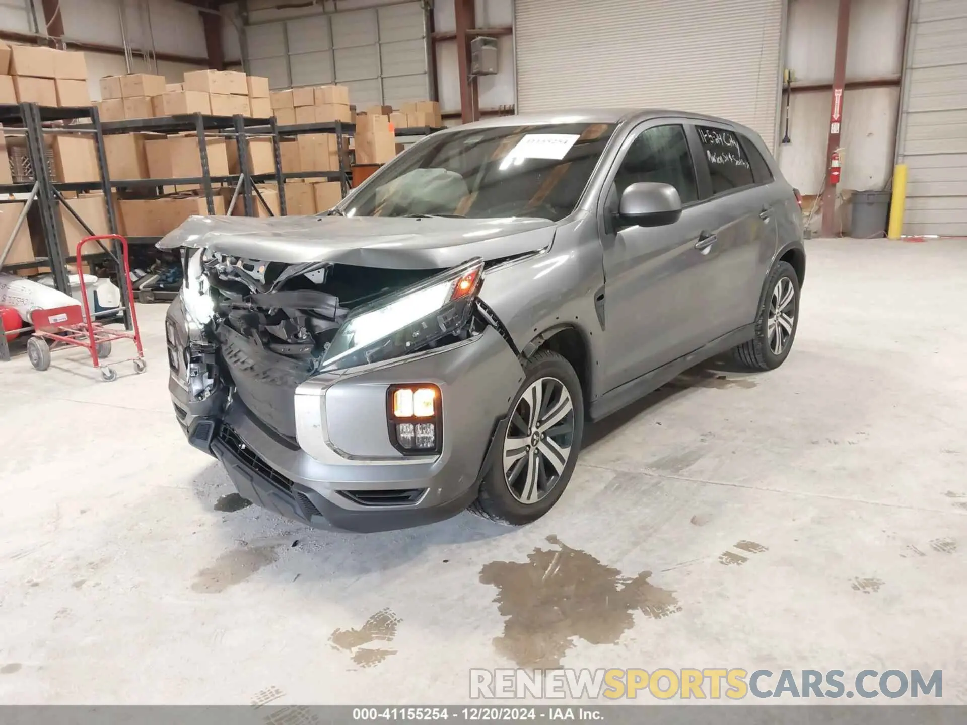 2 fotografías del automóvil dañado JA4APUAU9NU020704 MITSUBISHI OUTLANDER SPORT 2022