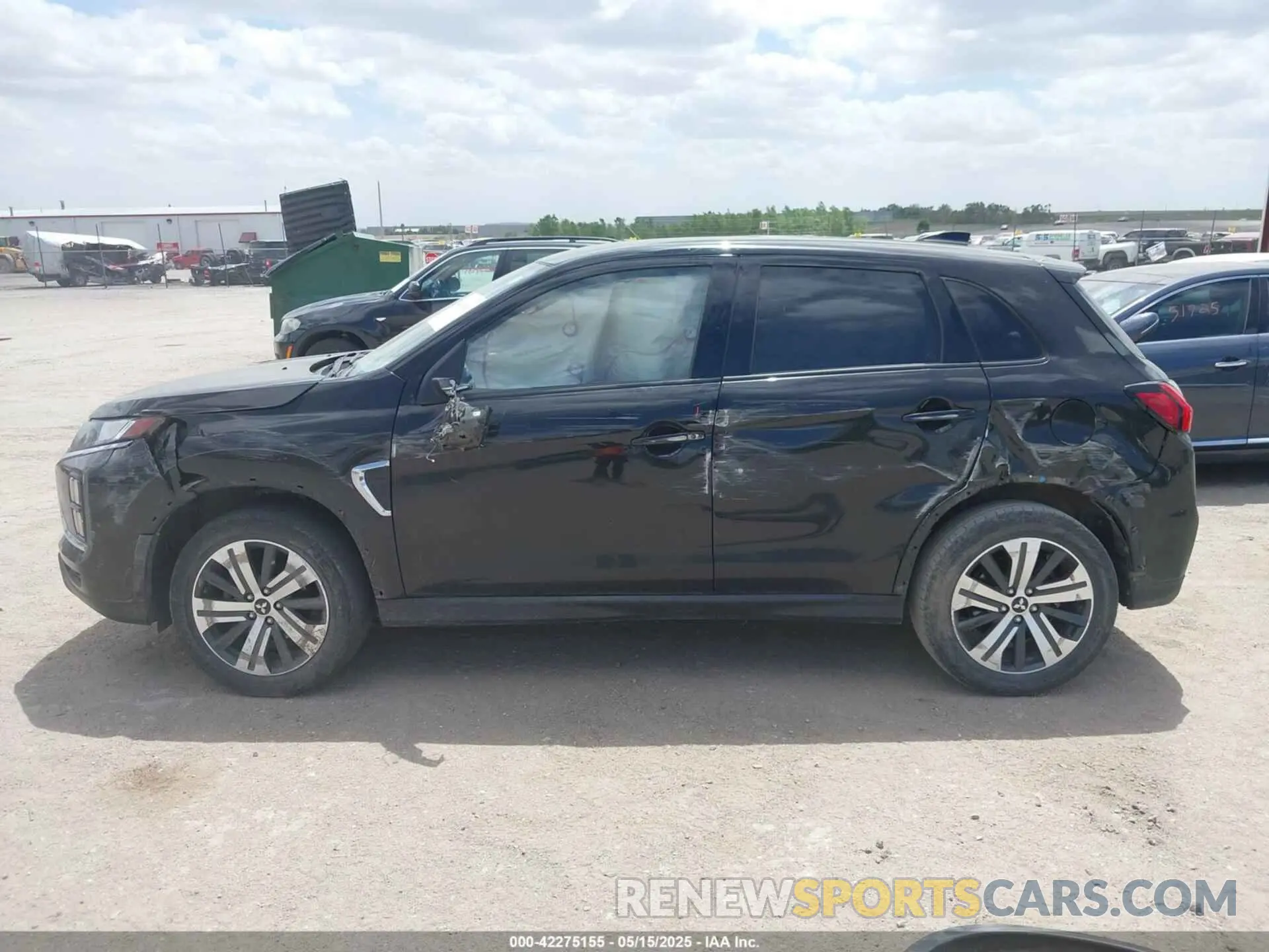 15 fotografías del automóvil dañado JA4APVAU3NU002124 MITSUBISHI OUTLANDER SPORT 2022