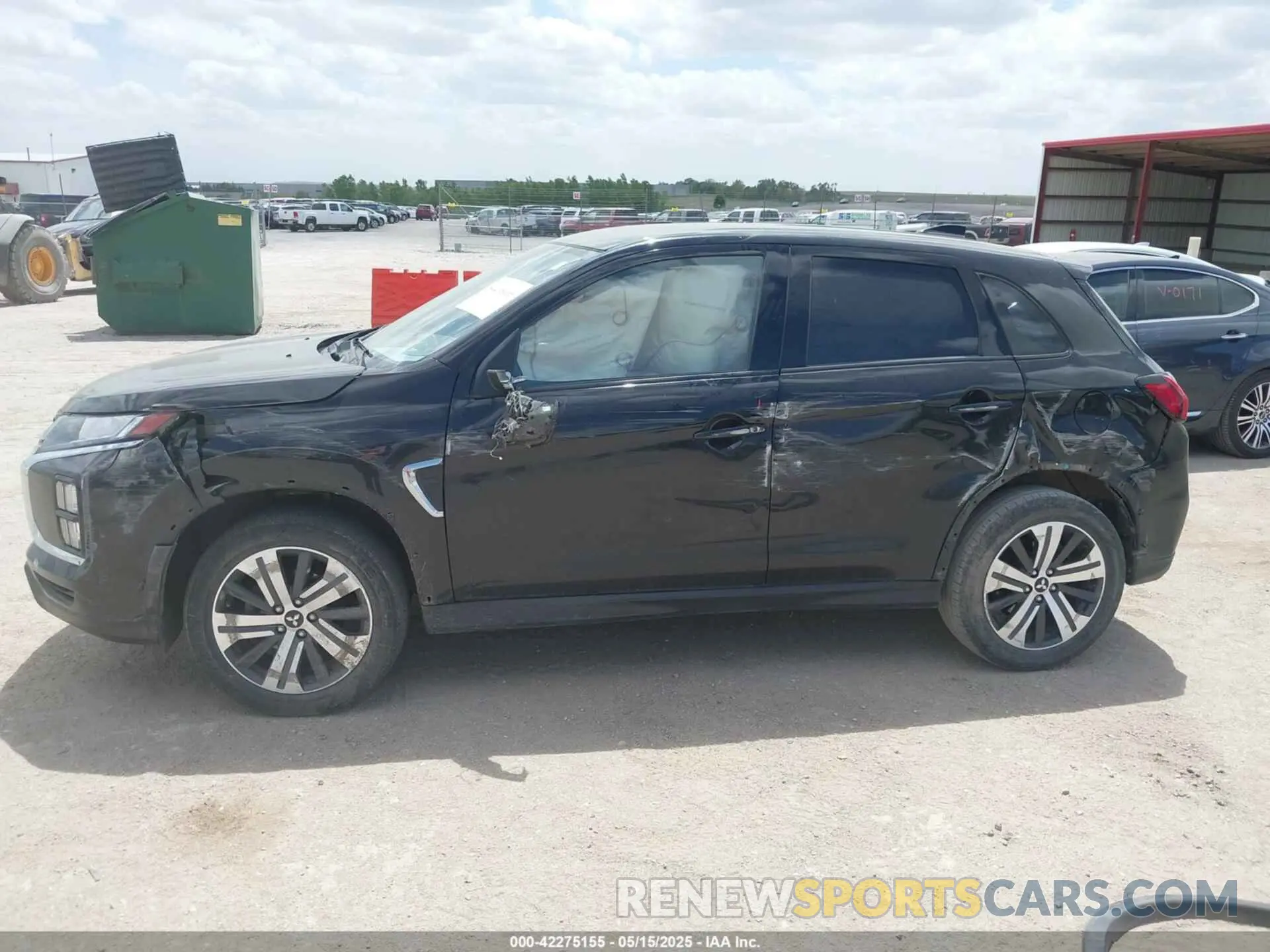 6 fotografías del automóvil dañado JA4APVAU3NU002124 MITSUBISHI OUTLANDER SPORT 2022
