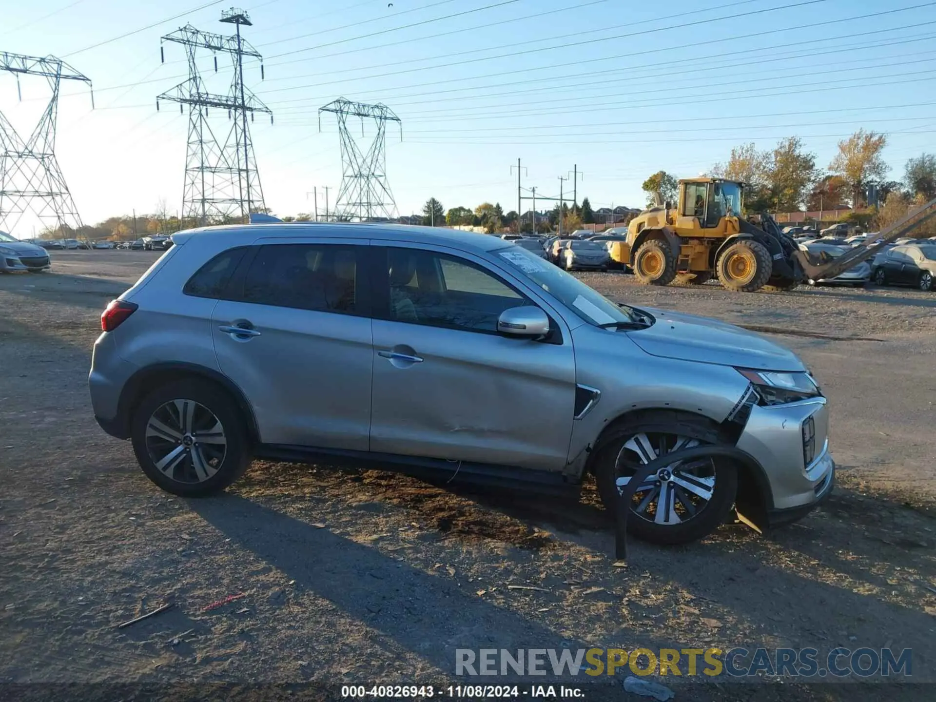 17 fotografías del automóvil dañado JA4APVAUXNU009166 MITSUBISHI OUTLANDER SPORT 2022