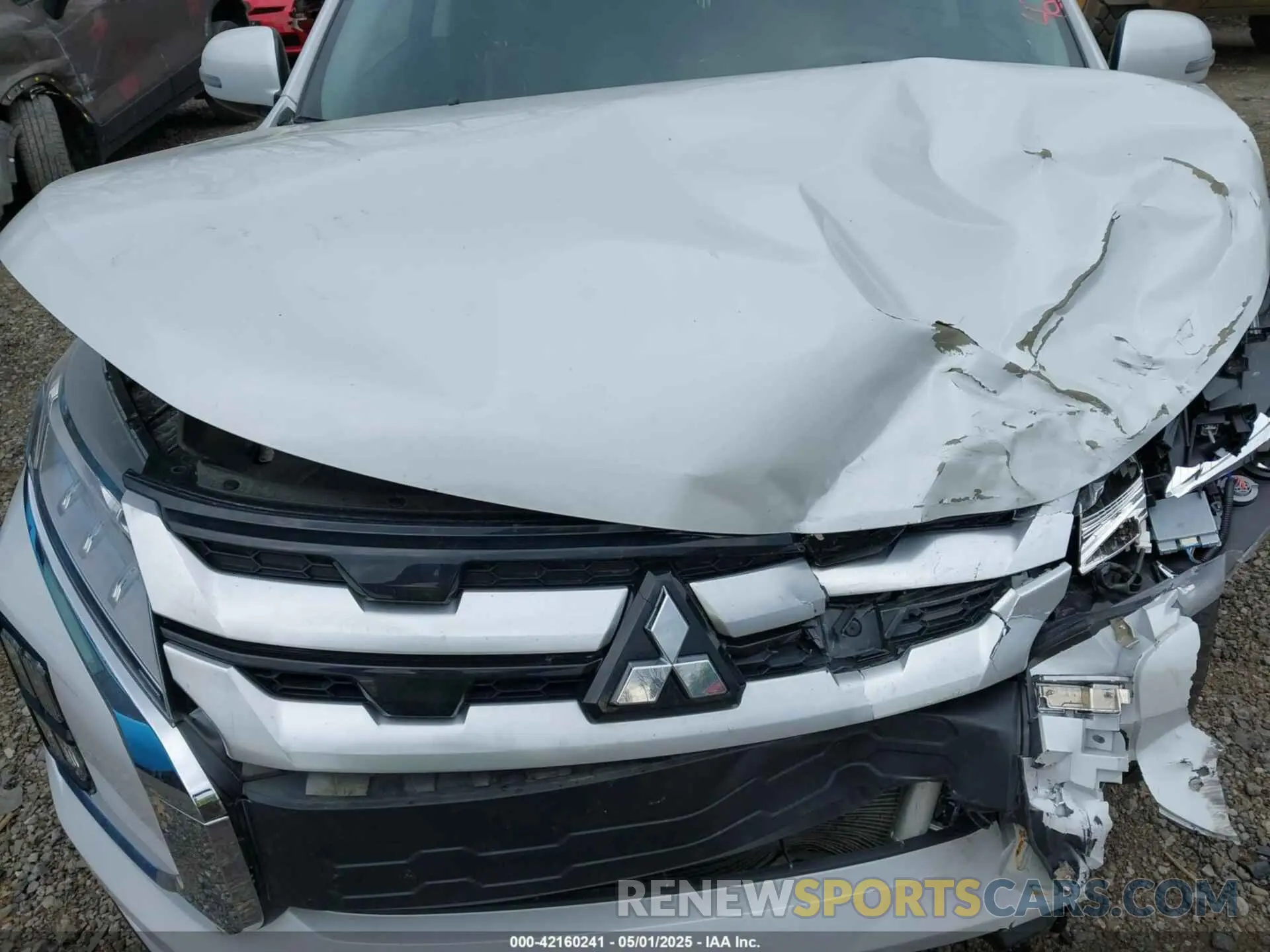 10 fotografías del automóvil dañado JA4ARUAU0NU001713 MITSUBISHI OUTLANDER SPORT 2022