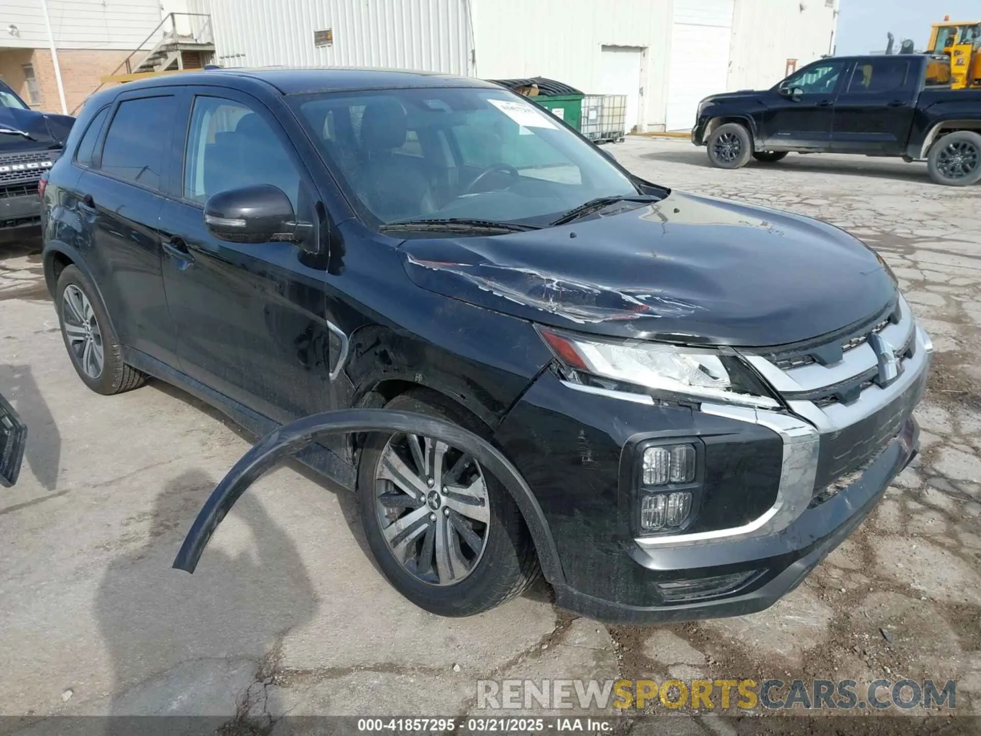 1 fotografías del automóvil dañado JA4ARUAU0NU008029 MITSUBISHI OUTLANDER SPORT 2022