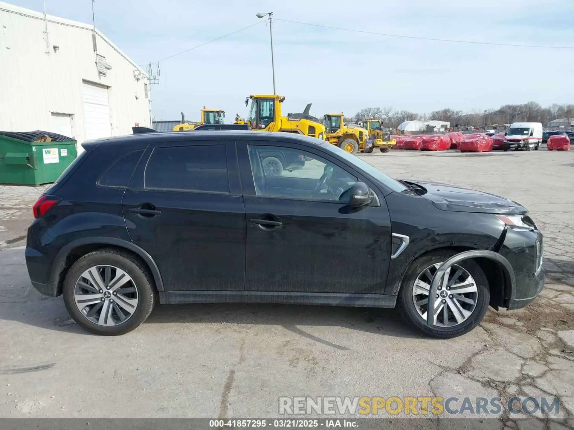 13 fotografías del automóvil dañado JA4ARUAU0NU008029 MITSUBISHI OUTLANDER SPORT 2022