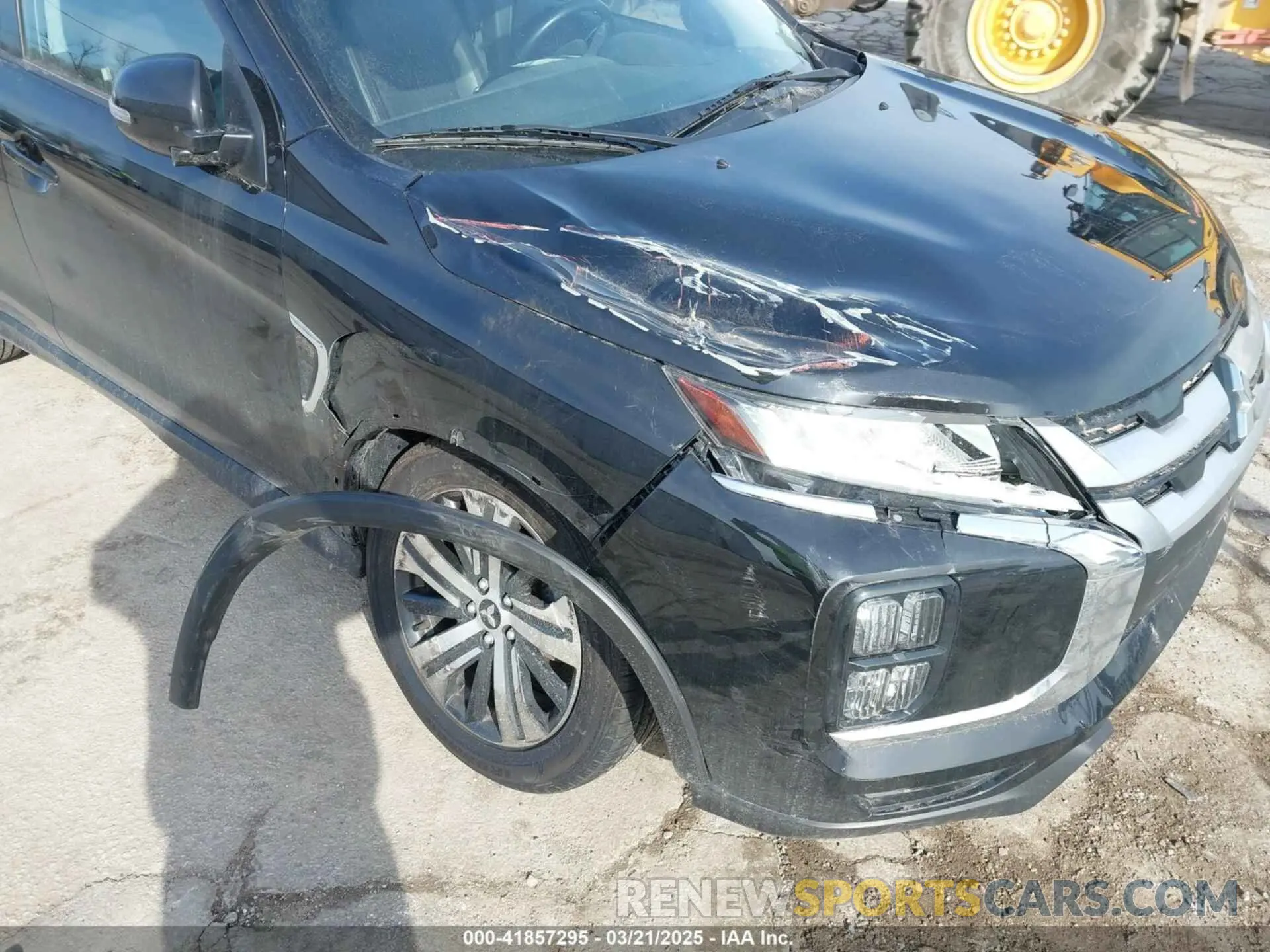 6 fotografías del automóvil dañado JA4ARUAU0NU008029 MITSUBISHI OUTLANDER SPORT 2022