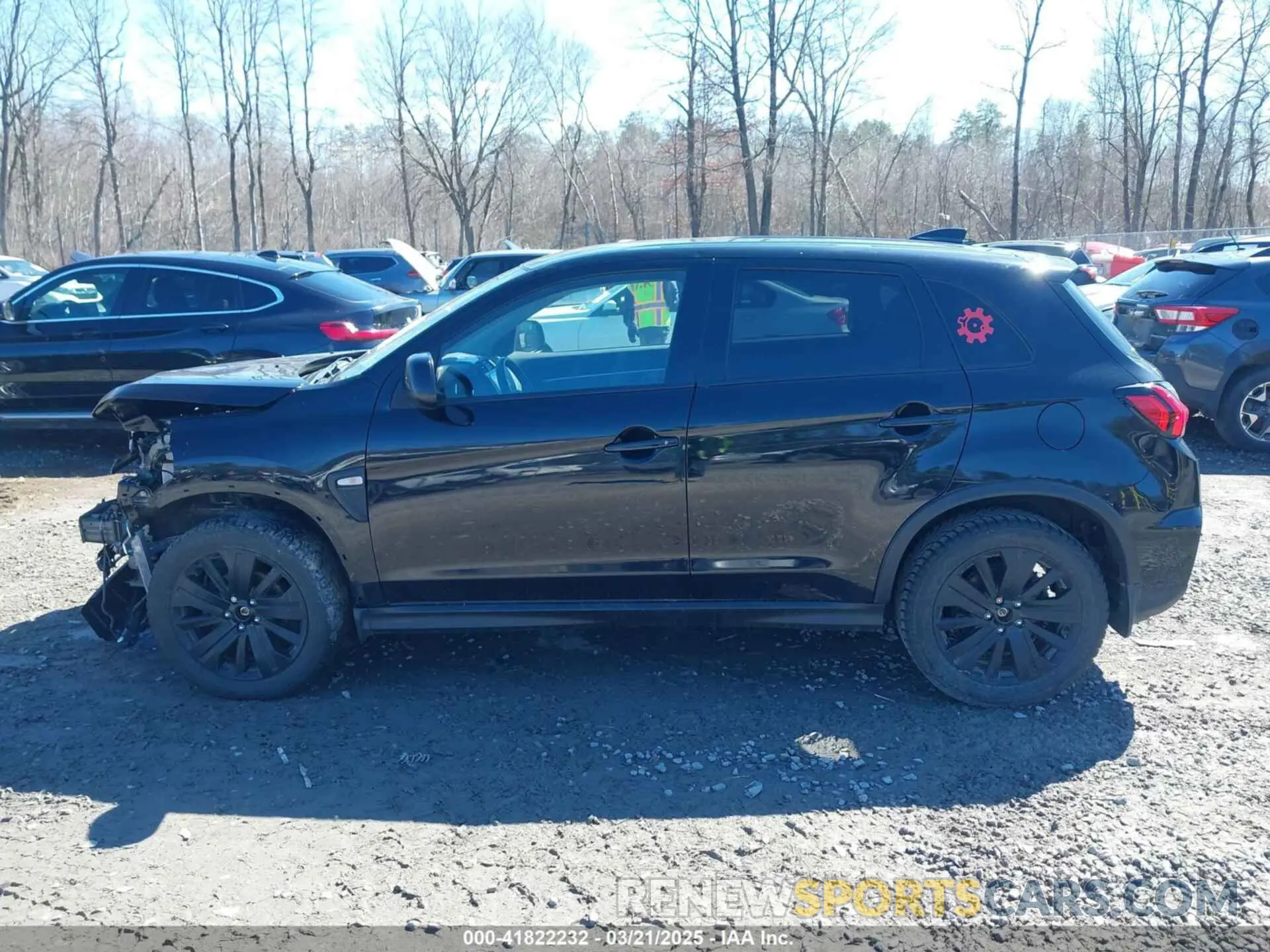 14 fotografías del automóvil dañado JA4ARUAU0NU012470 MITSUBISHI OUTLANDER SPORT 2022